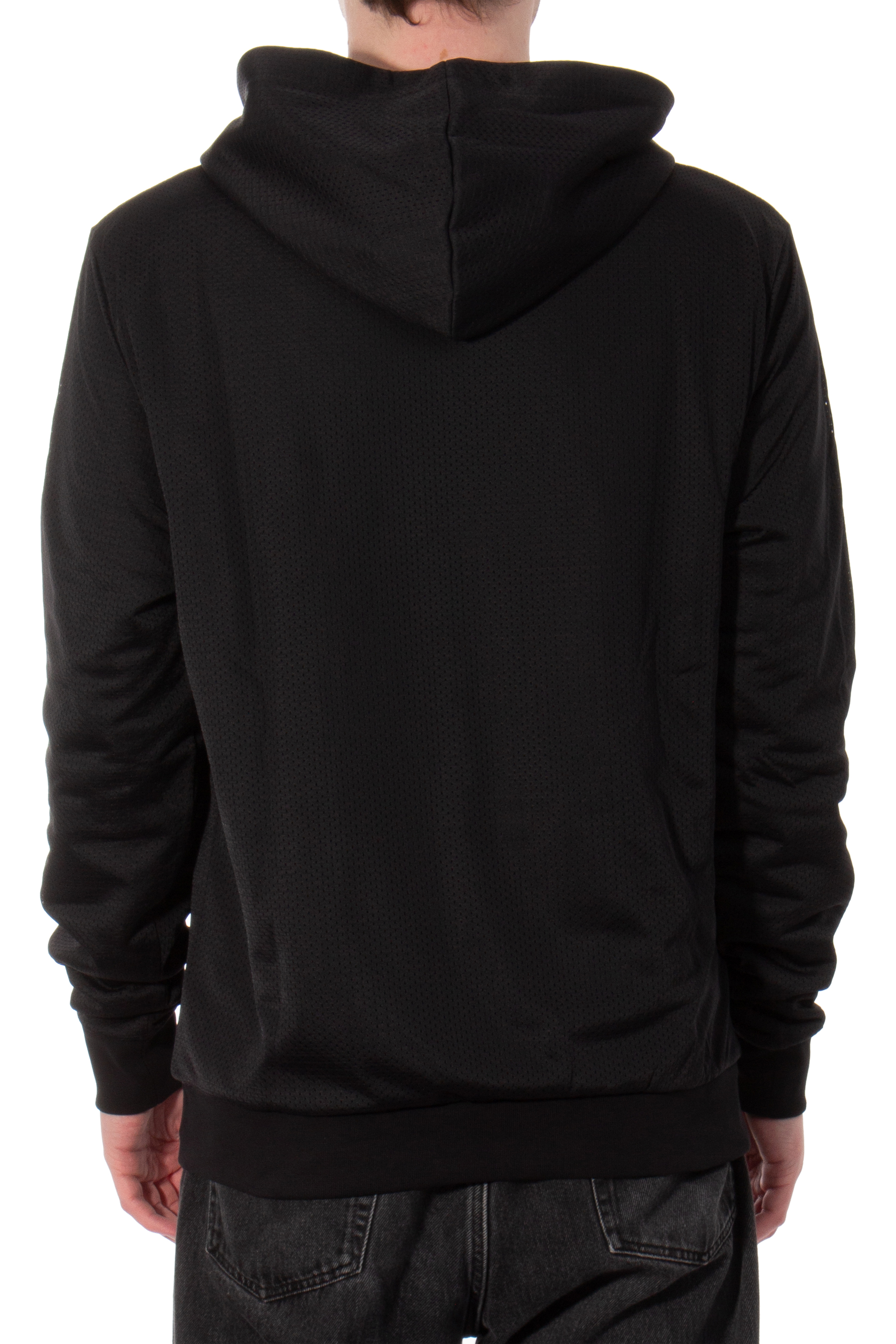 GIUSEPPE ZANOTTI Cotton Nylon-Mesh Hoodie 