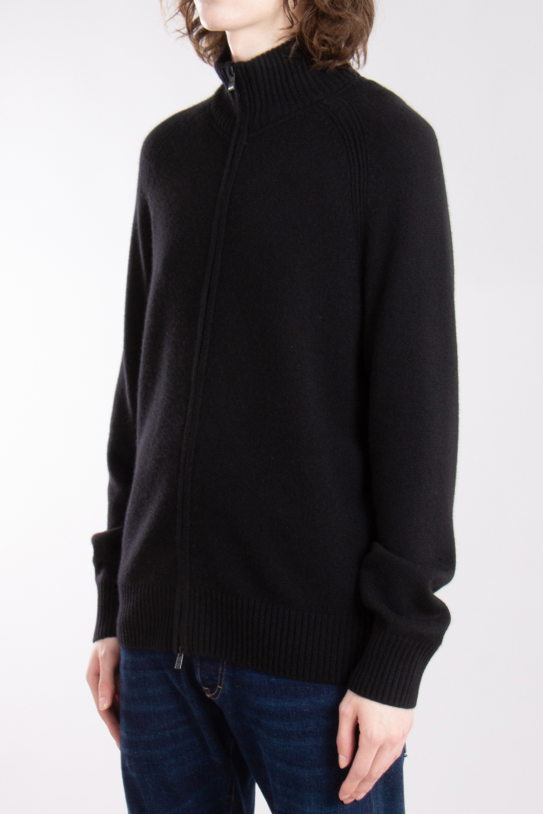 BOSS Cashmere Zip Cardigan H-Elasso