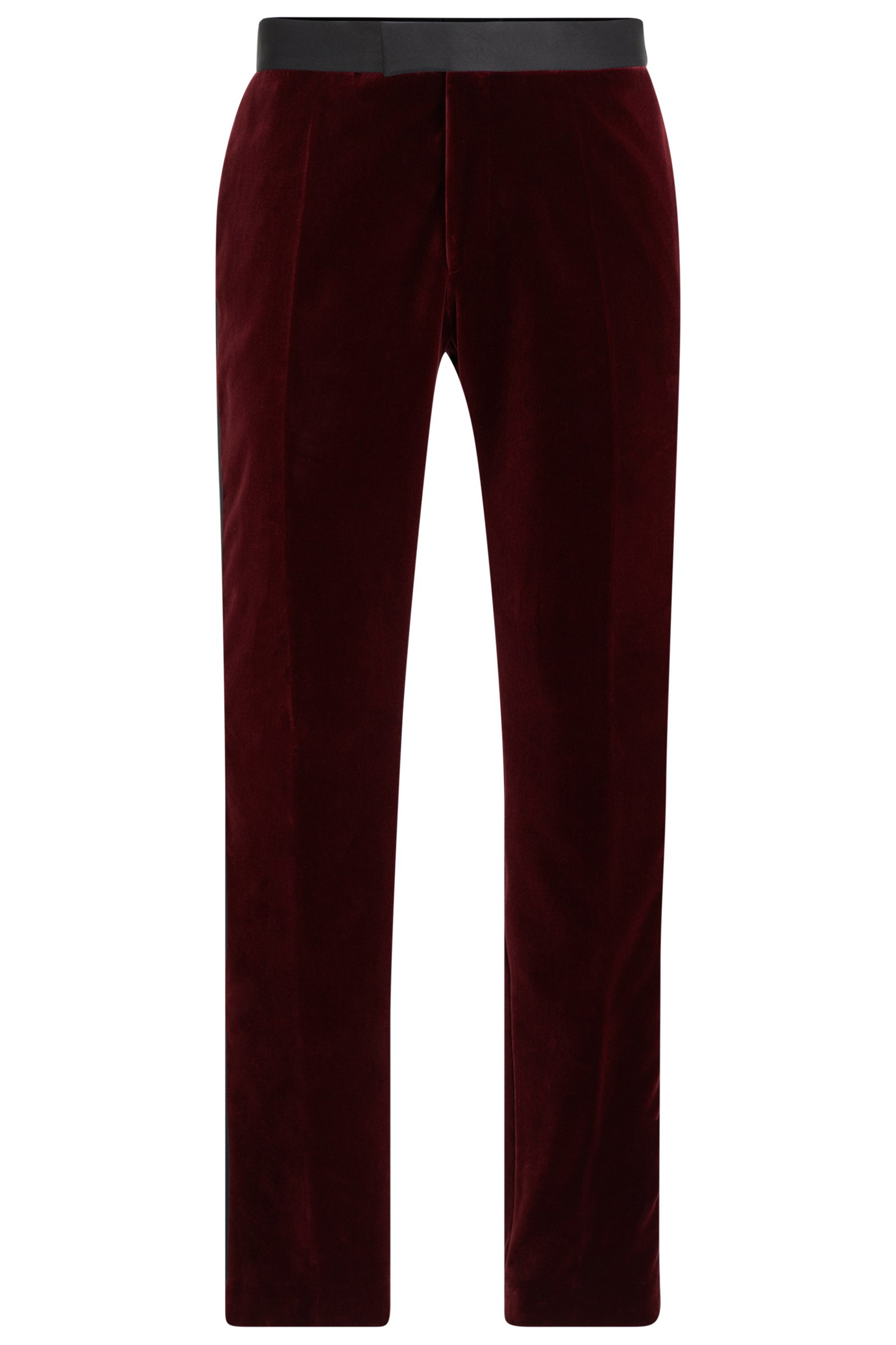 BOSS Cotton Velvet Tuxedo Pants H-Genius