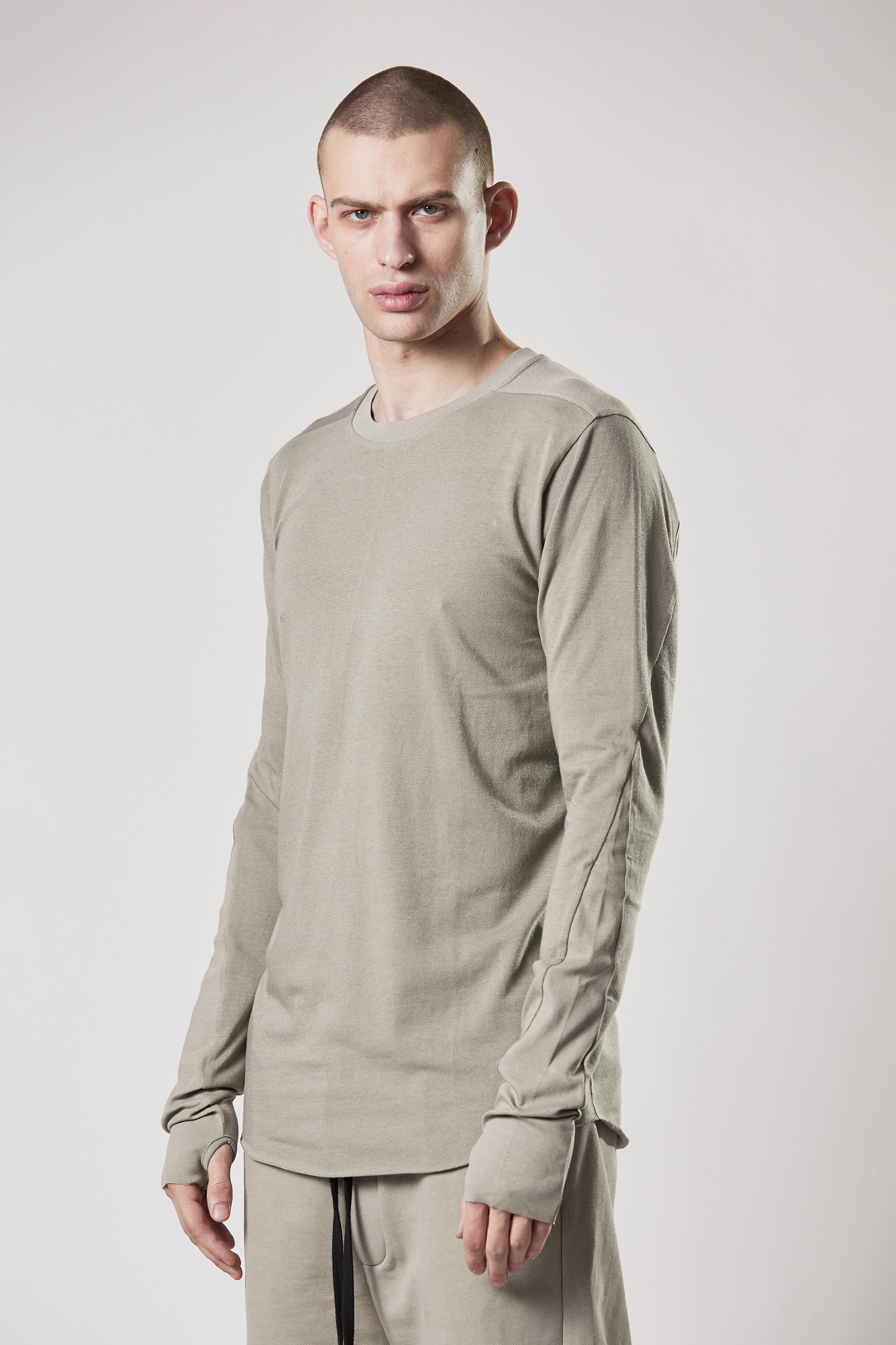 THOM KROM Matmix Cotton-Modal Stretch Long Sleeve T-Shirt