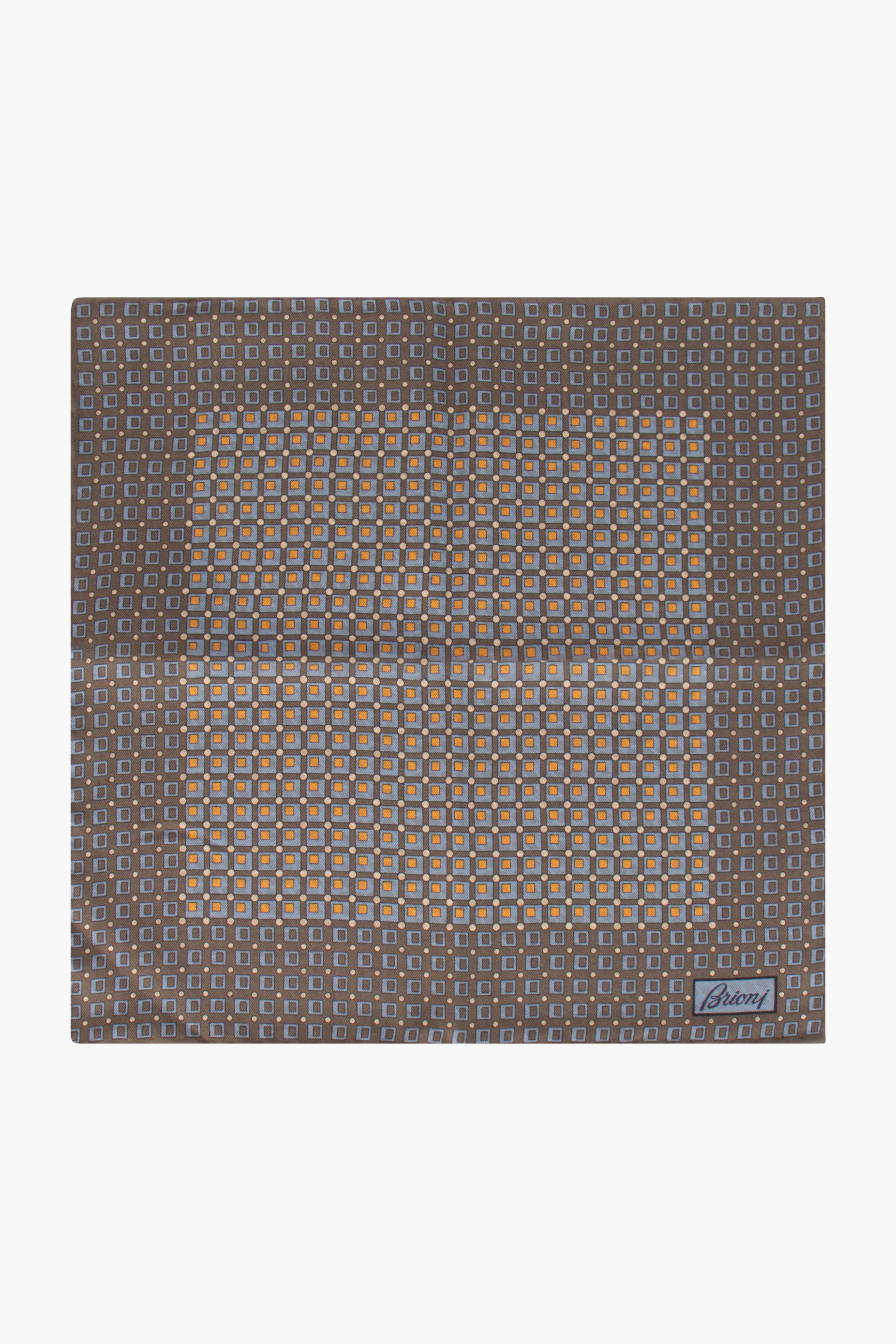 BRIONI Patterned Responsible Silk Hankerchief