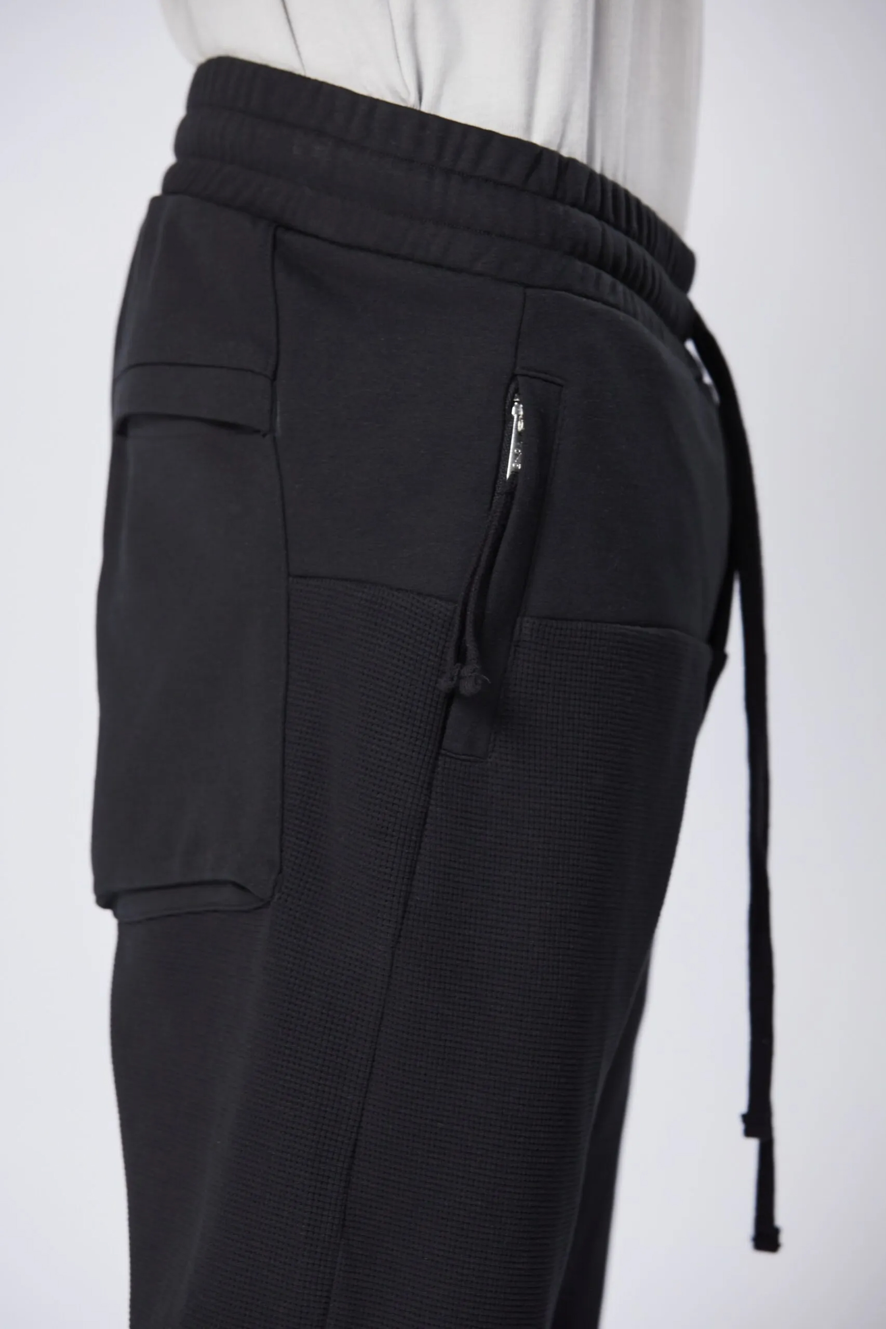 THOM KROM Drop Crotch Cotton Stretch Sweatpants