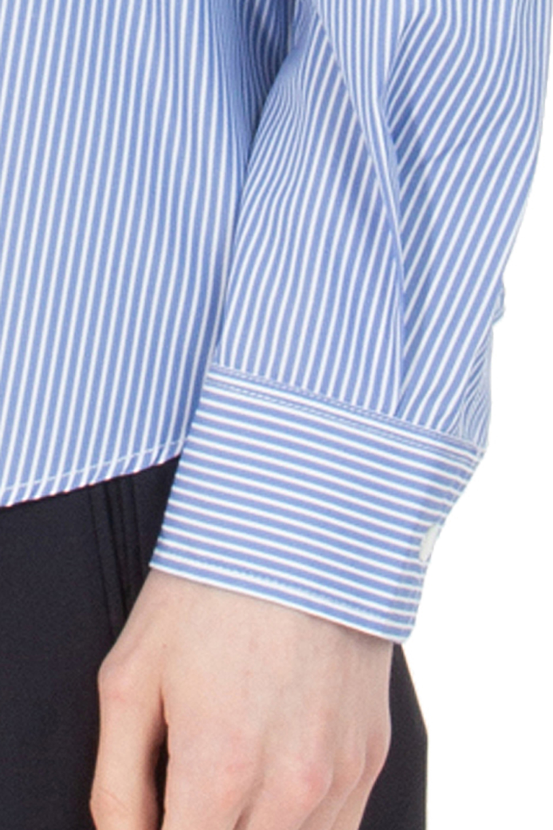 MAISON KITSUNÉ Casual Striped Cotton Shirt