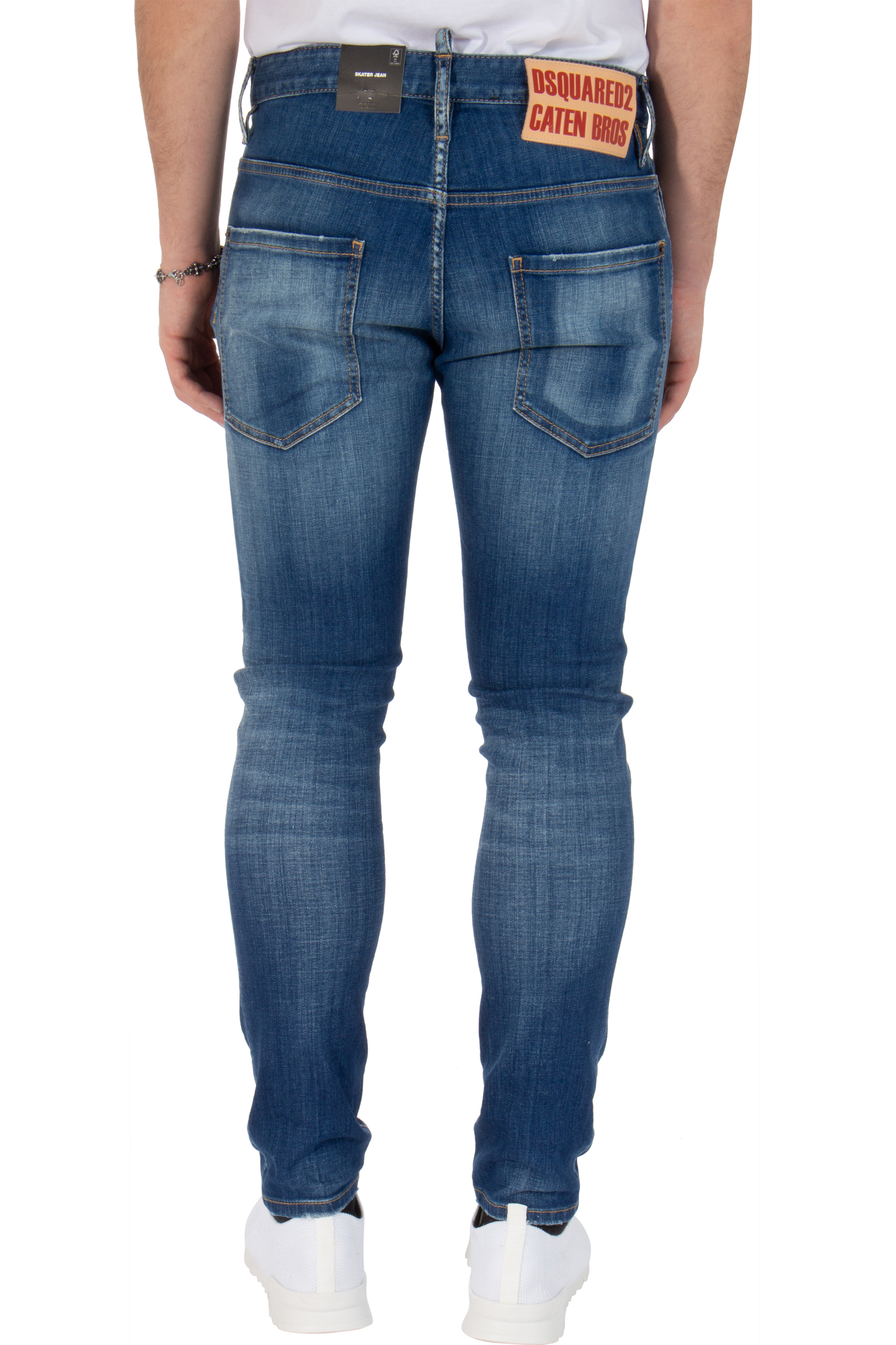 DSQUARED2 Medium Plantation Wash Skater Jeans 