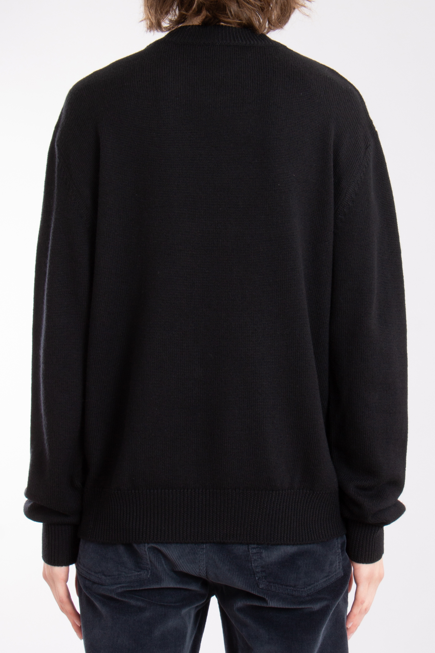 BALMAIN Kiss Logo Virgin Wool Sweater