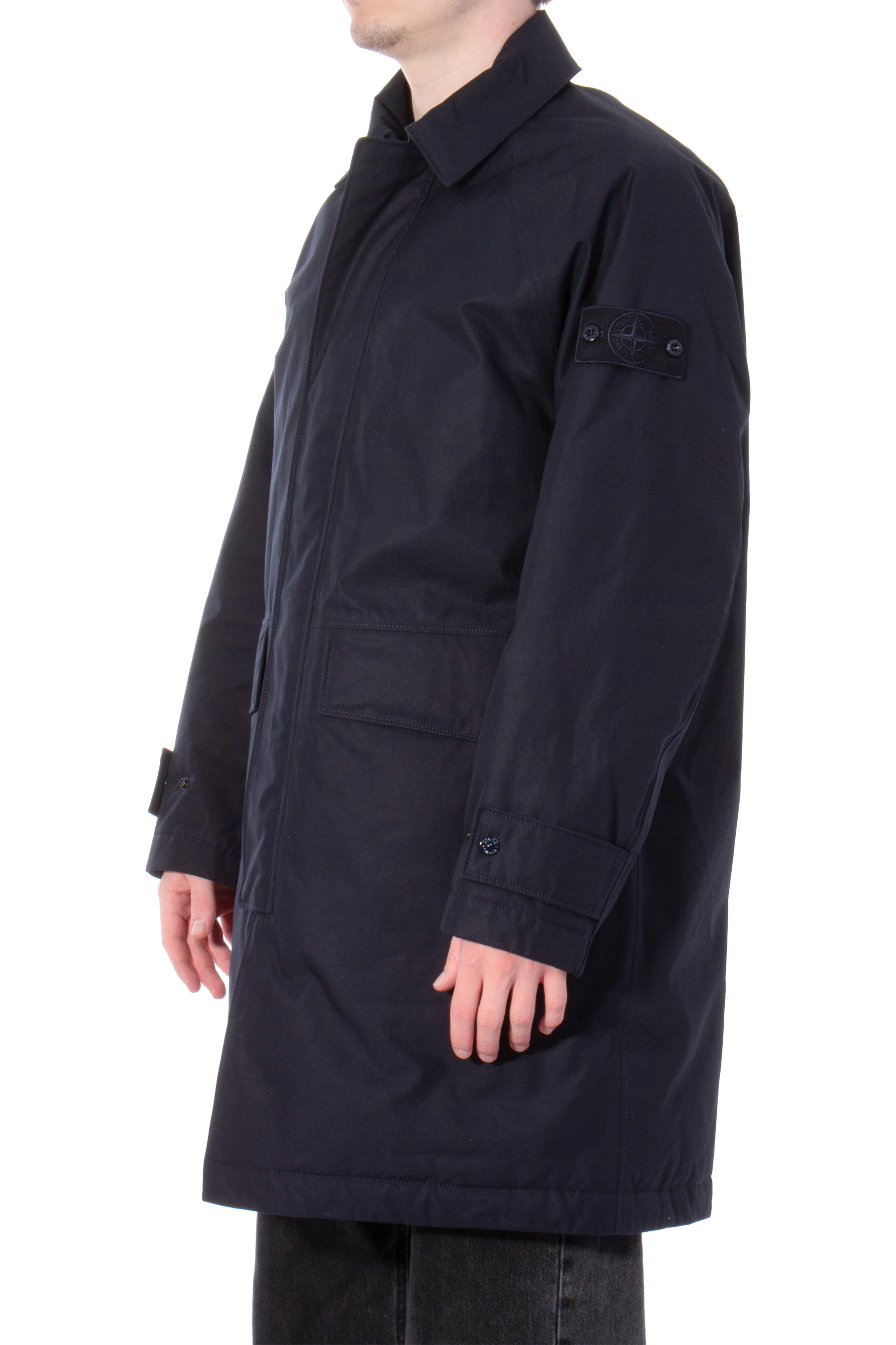 STONE ISLAND Padded Ghost Piece Cotton Coat