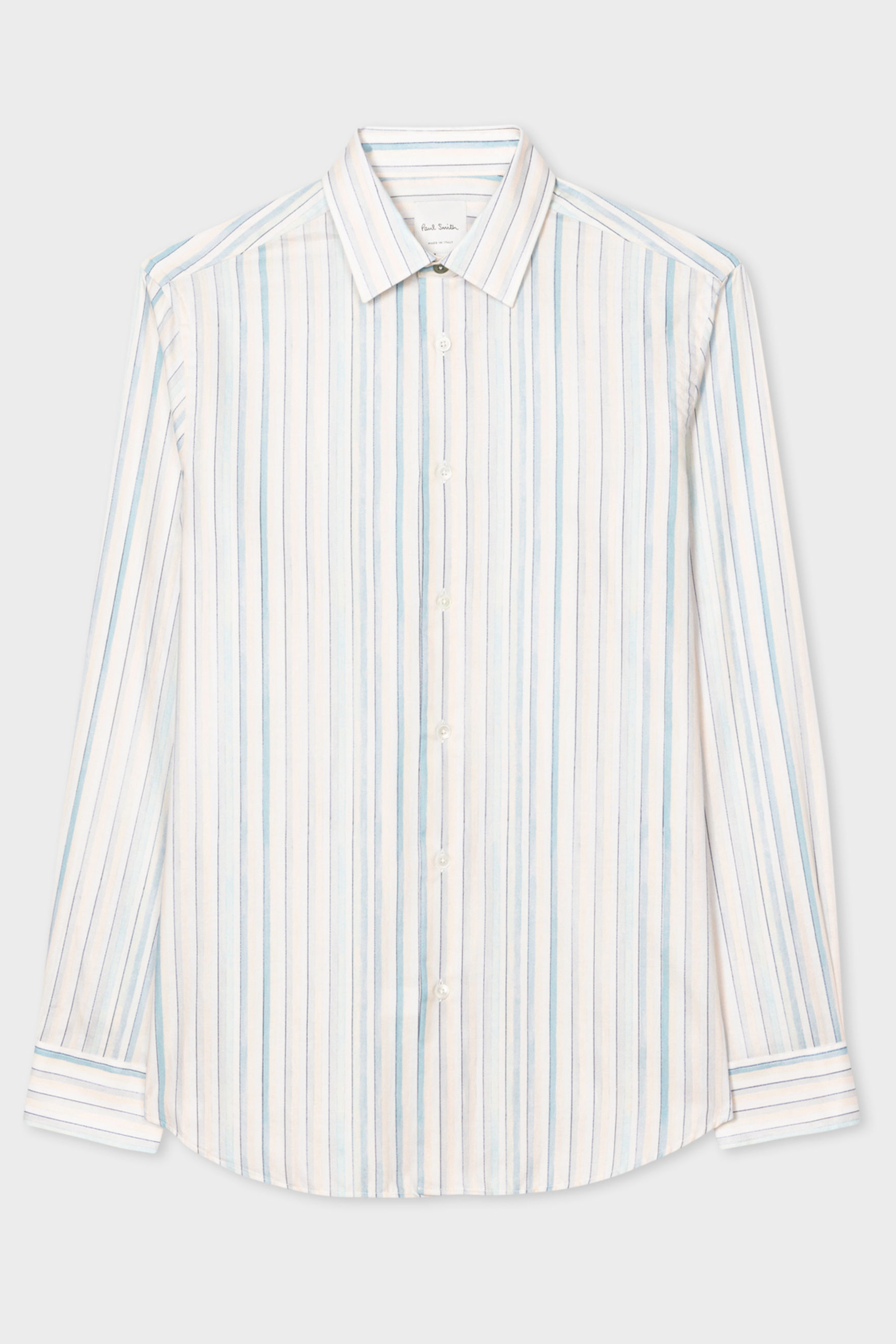 PAUL SMITH 'Painted Stripe' Organic Cotton Shirt