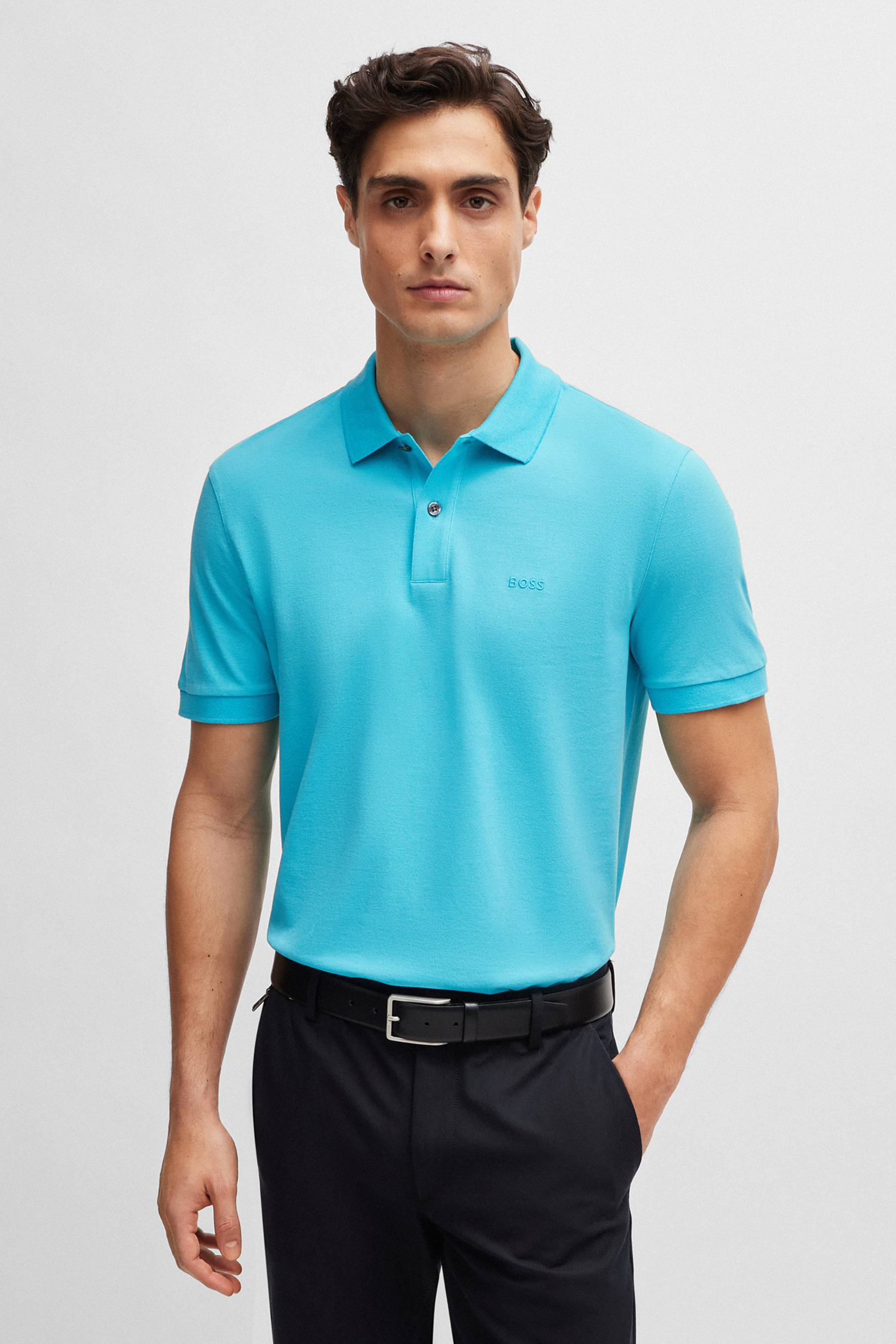 BOSS Pima Cotton Piqué Polo Shirt Pallas