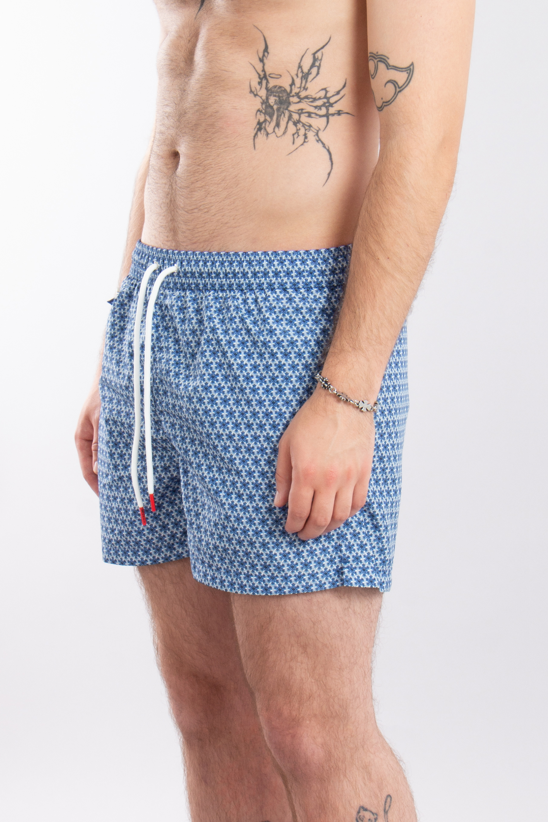 KITON Patterned Swim Shorts