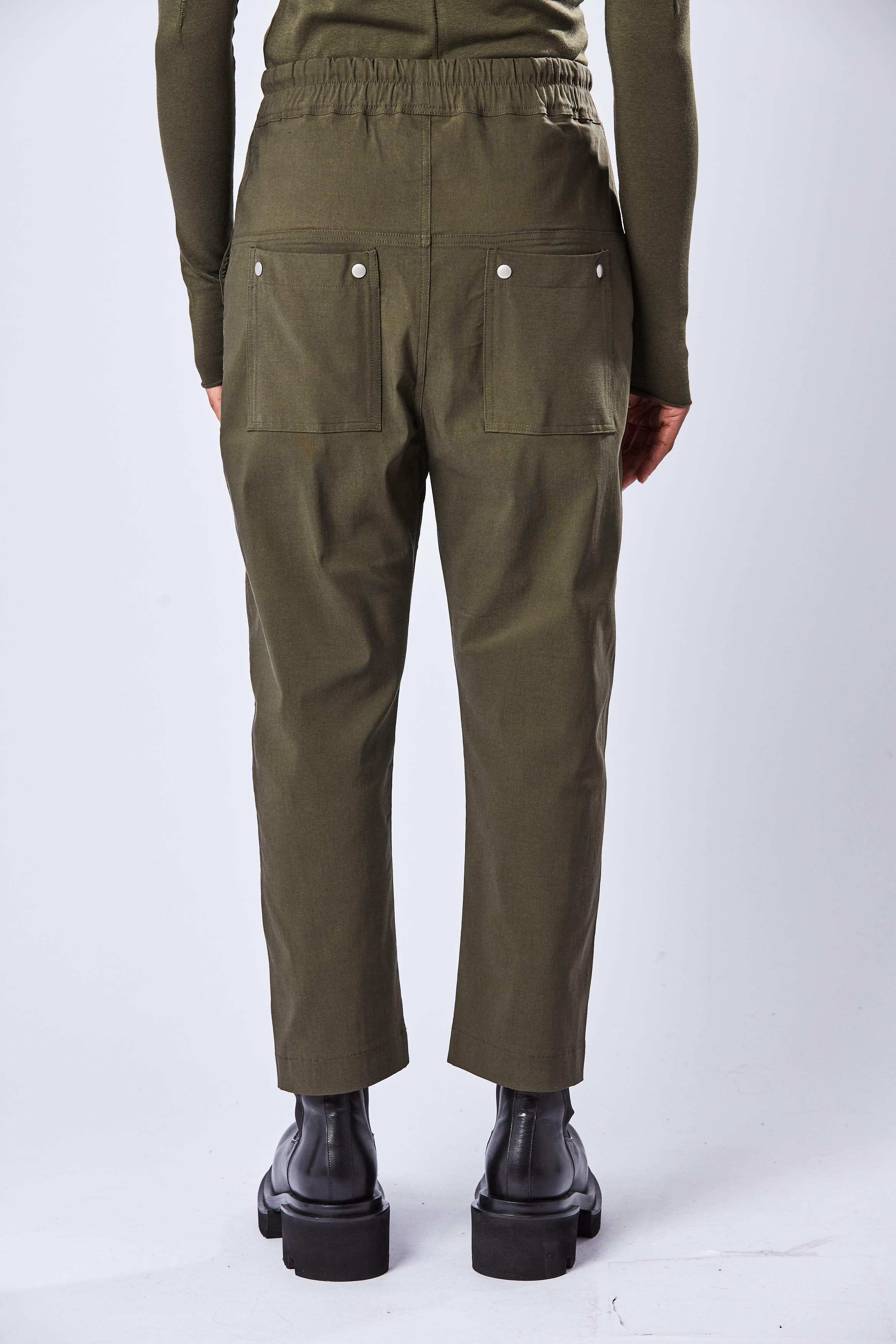 THOM KROM Stretch Fabric Dropped Crotch Pants