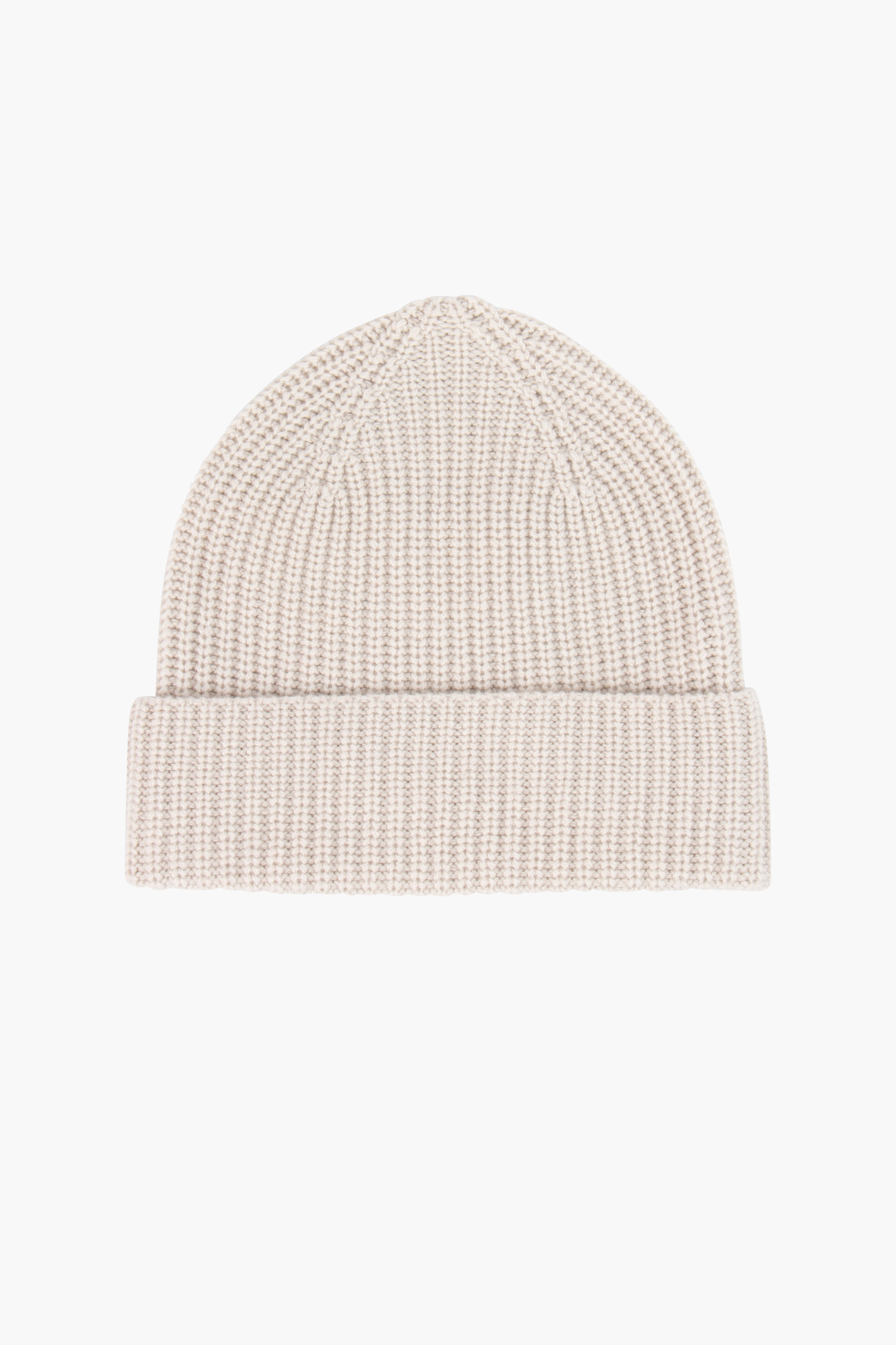 0039 ITALY Ribbed Cashmere-Wool Blend Hat