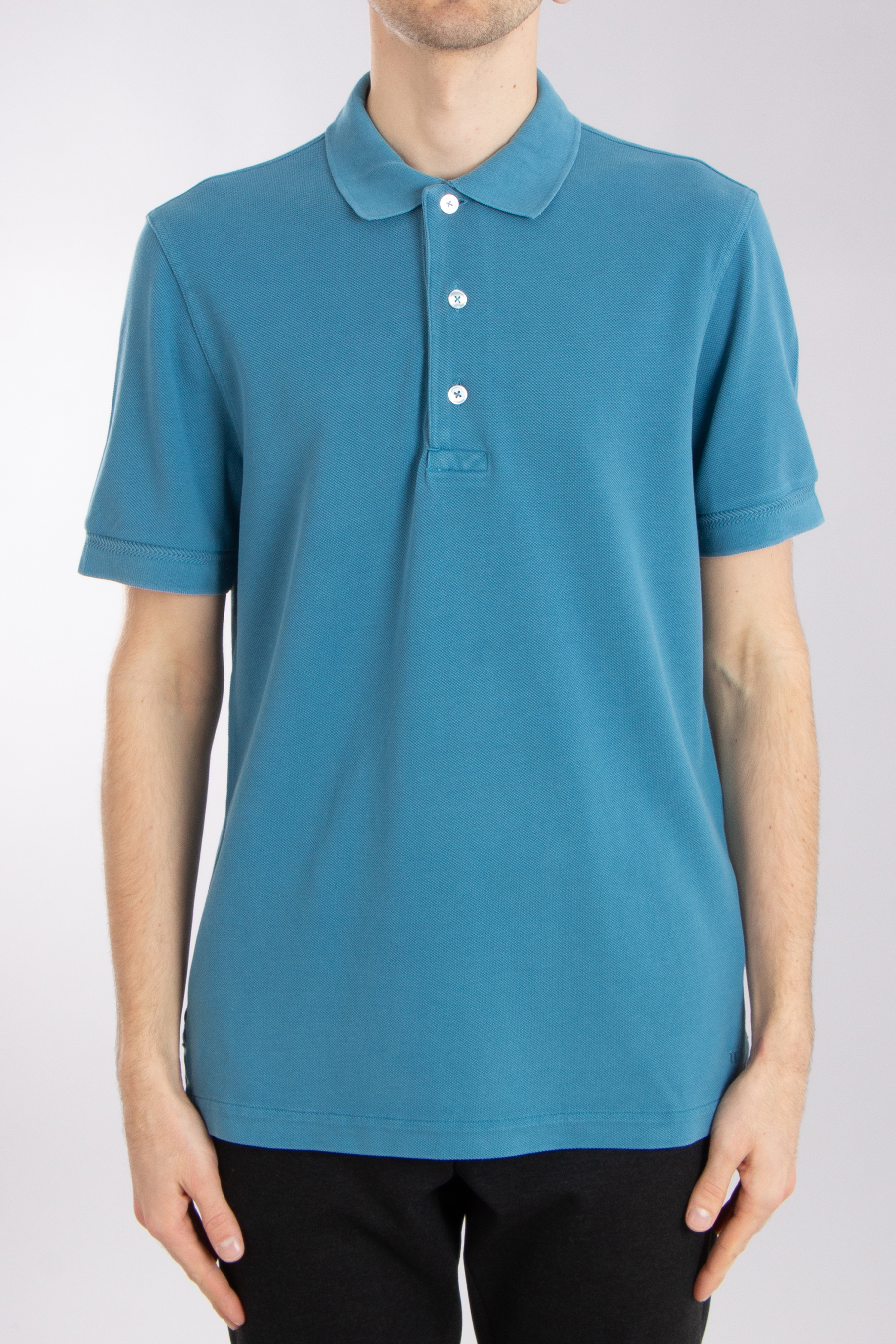 TOM FORD Garment-Dyed Lyocell-Cotton Piqué Polo Shirt