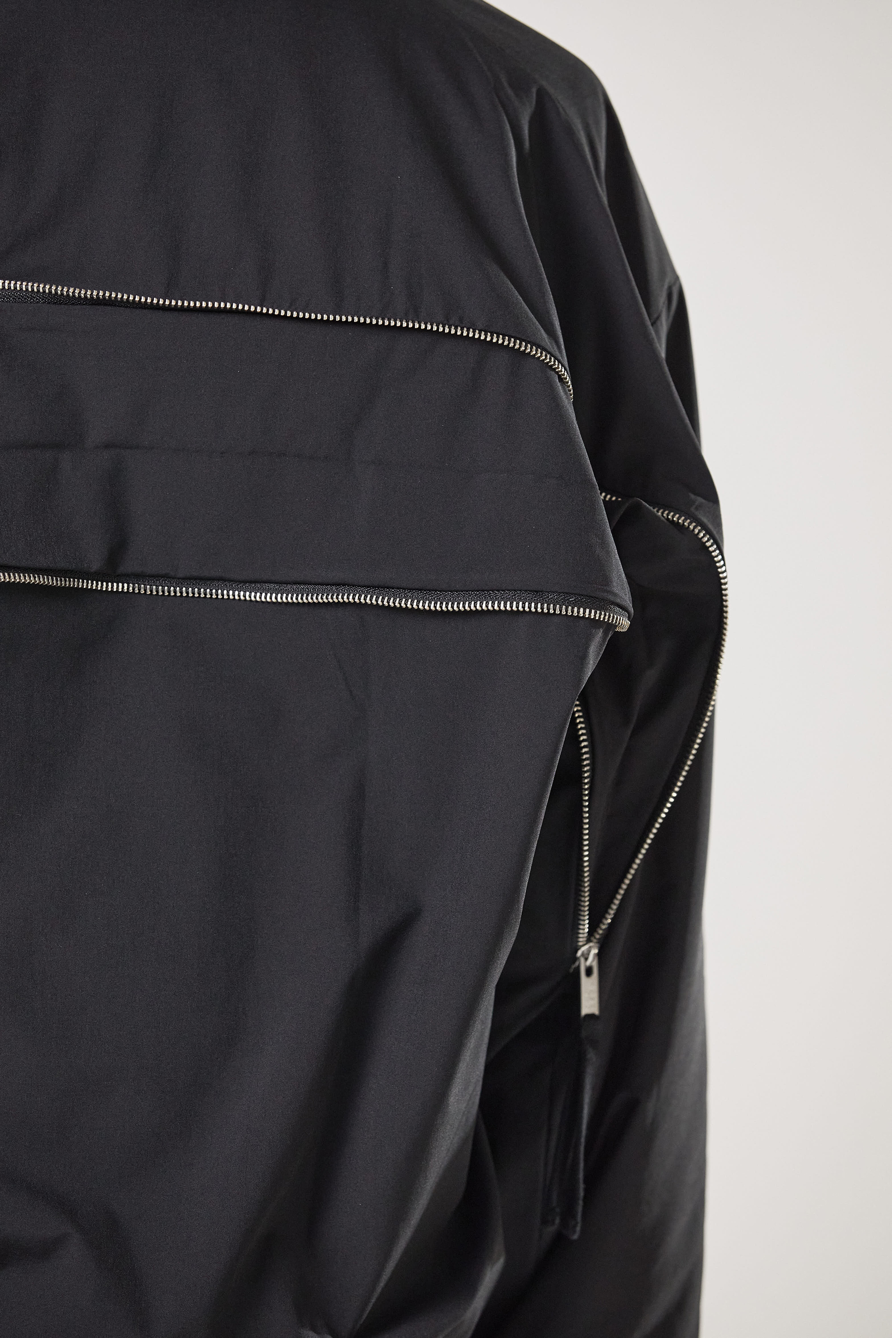 THOM KROM Padded Nylon Stretch Bomber Jacket