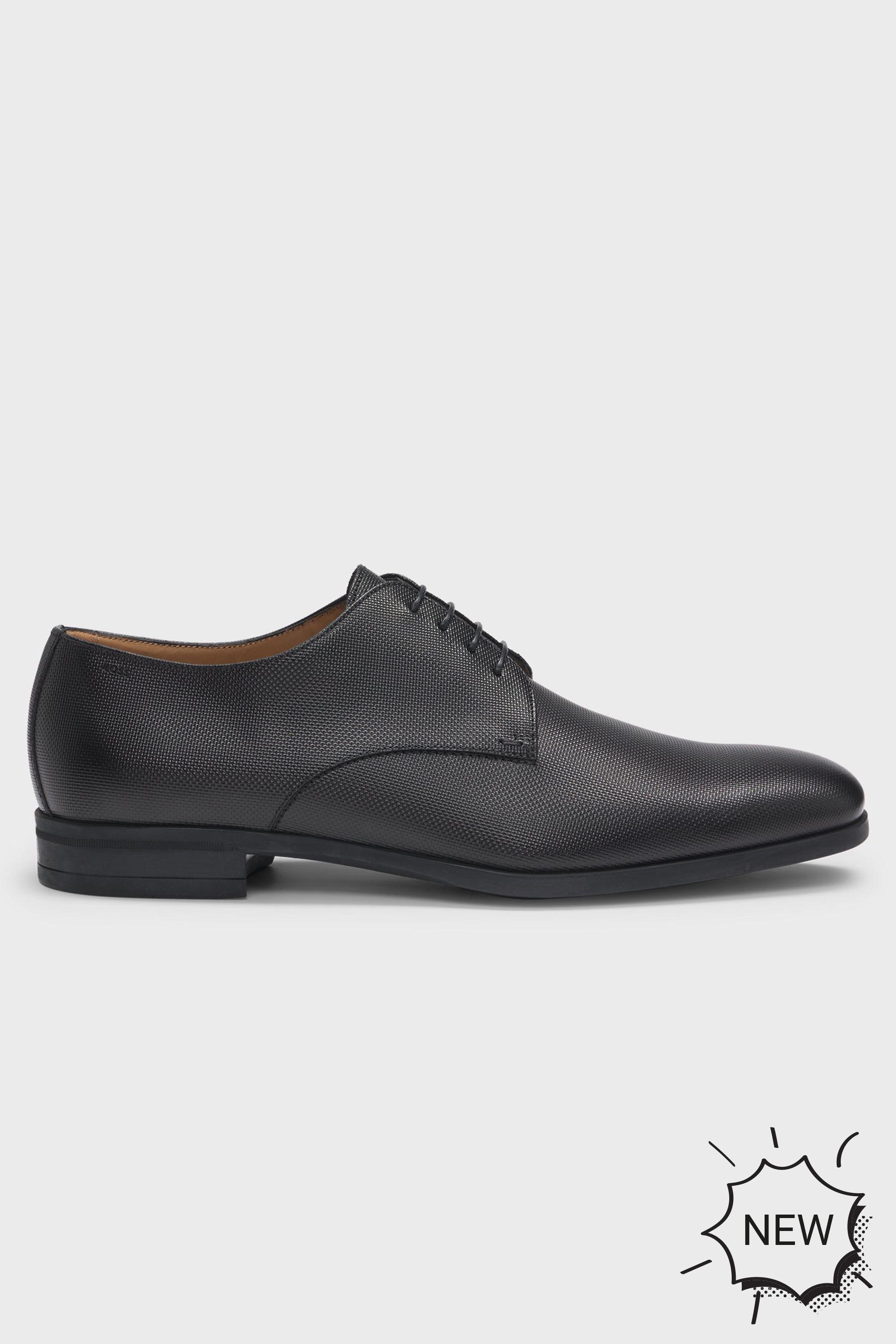 BOSS Structured Leather Derbys Kensington