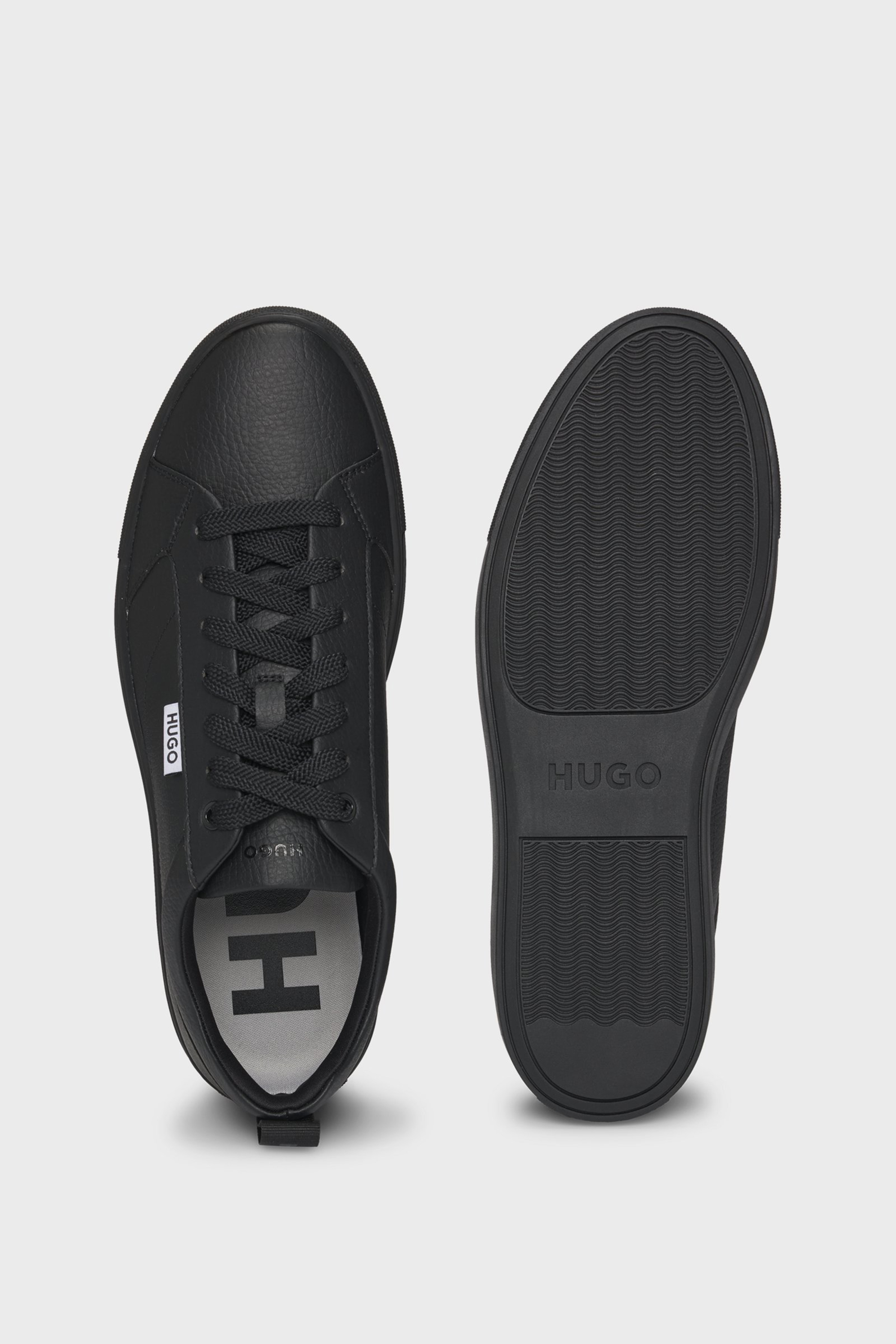 HUGO Grained Faux Leather Sneakers Morrie