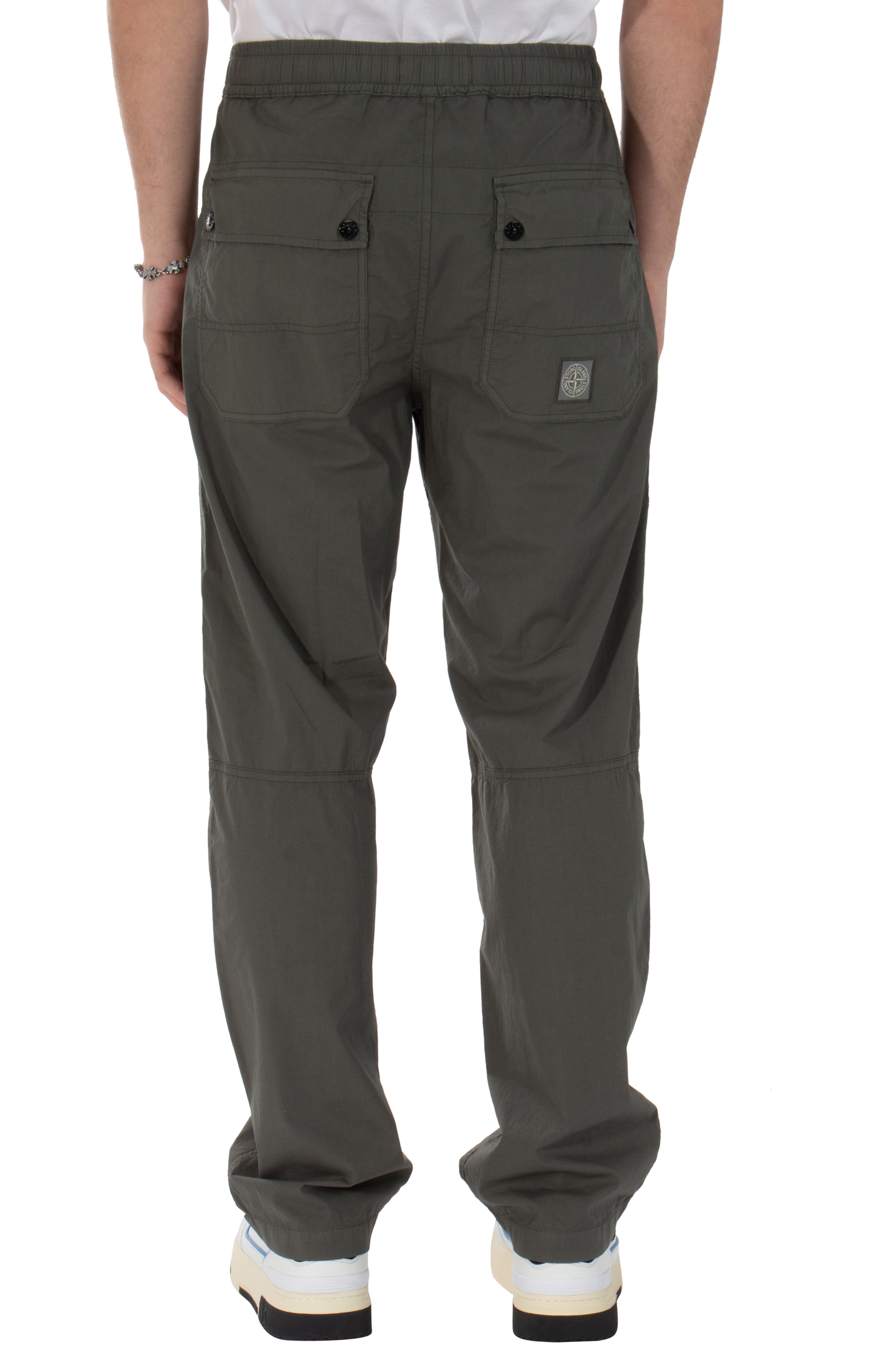 STONE ISLAND Regular Cotton Stretch Pants