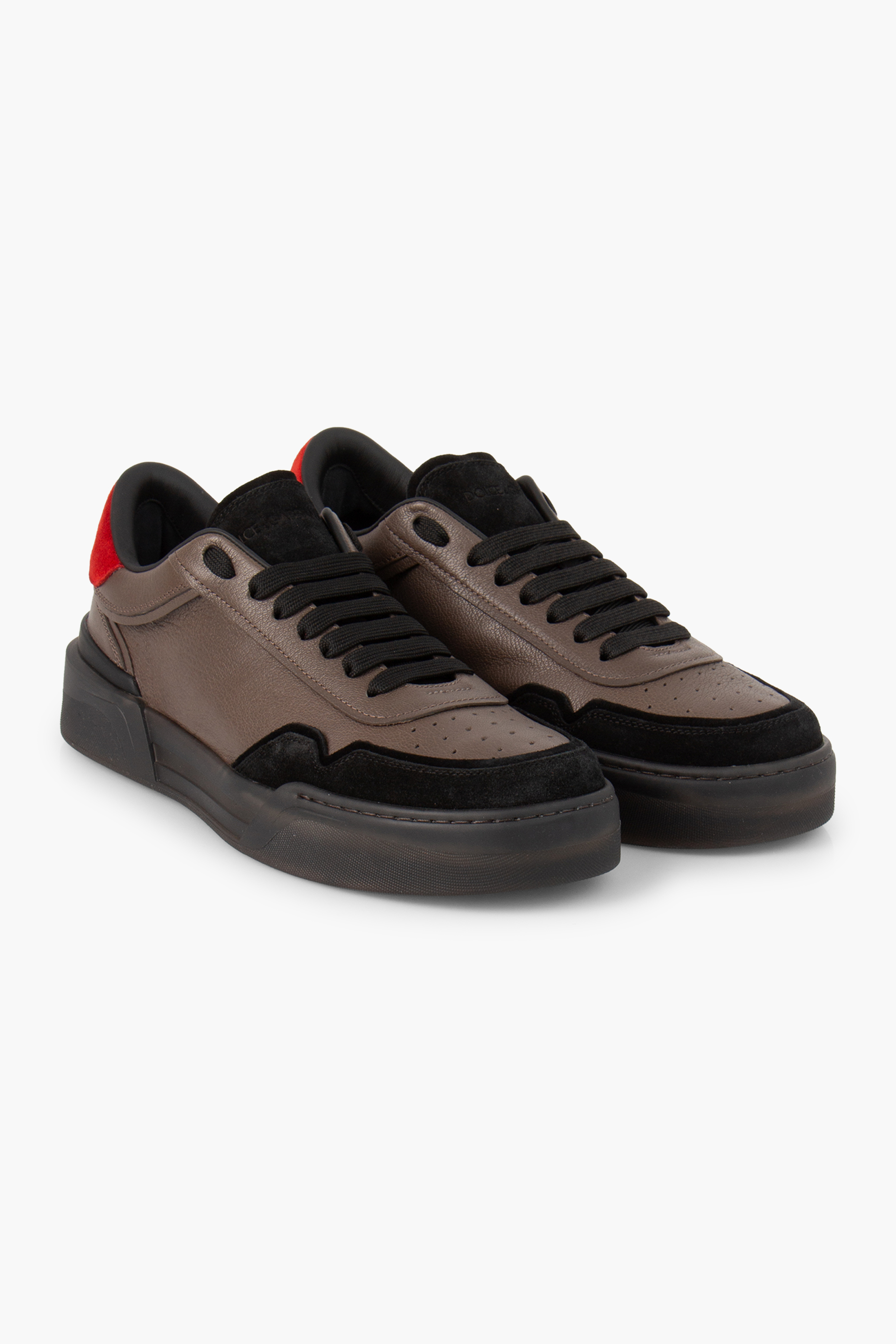 DOLCE & GABBANA Leather & Suede Sneakers New Roma