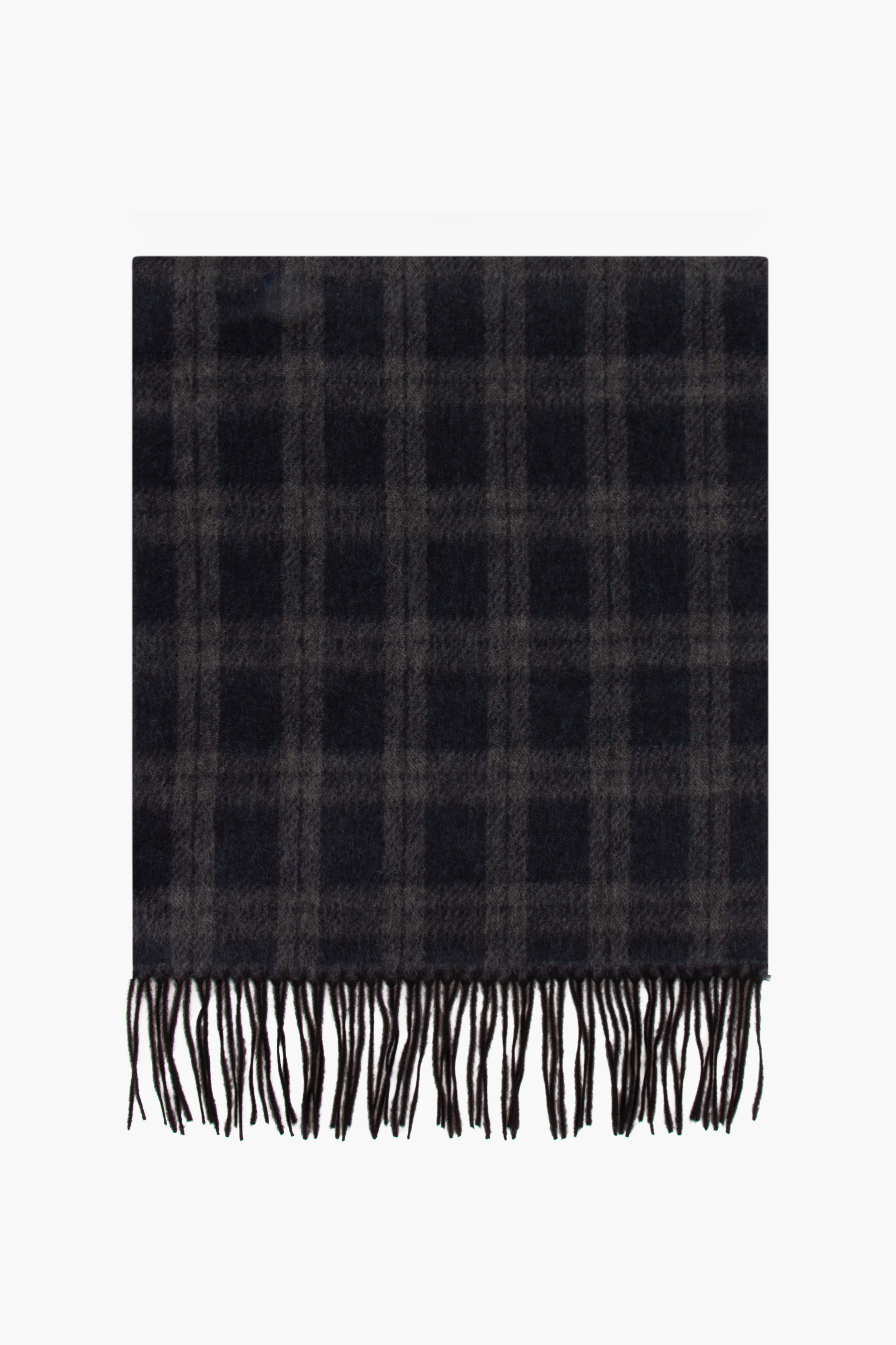 KITON Checked Cashmere Scarf