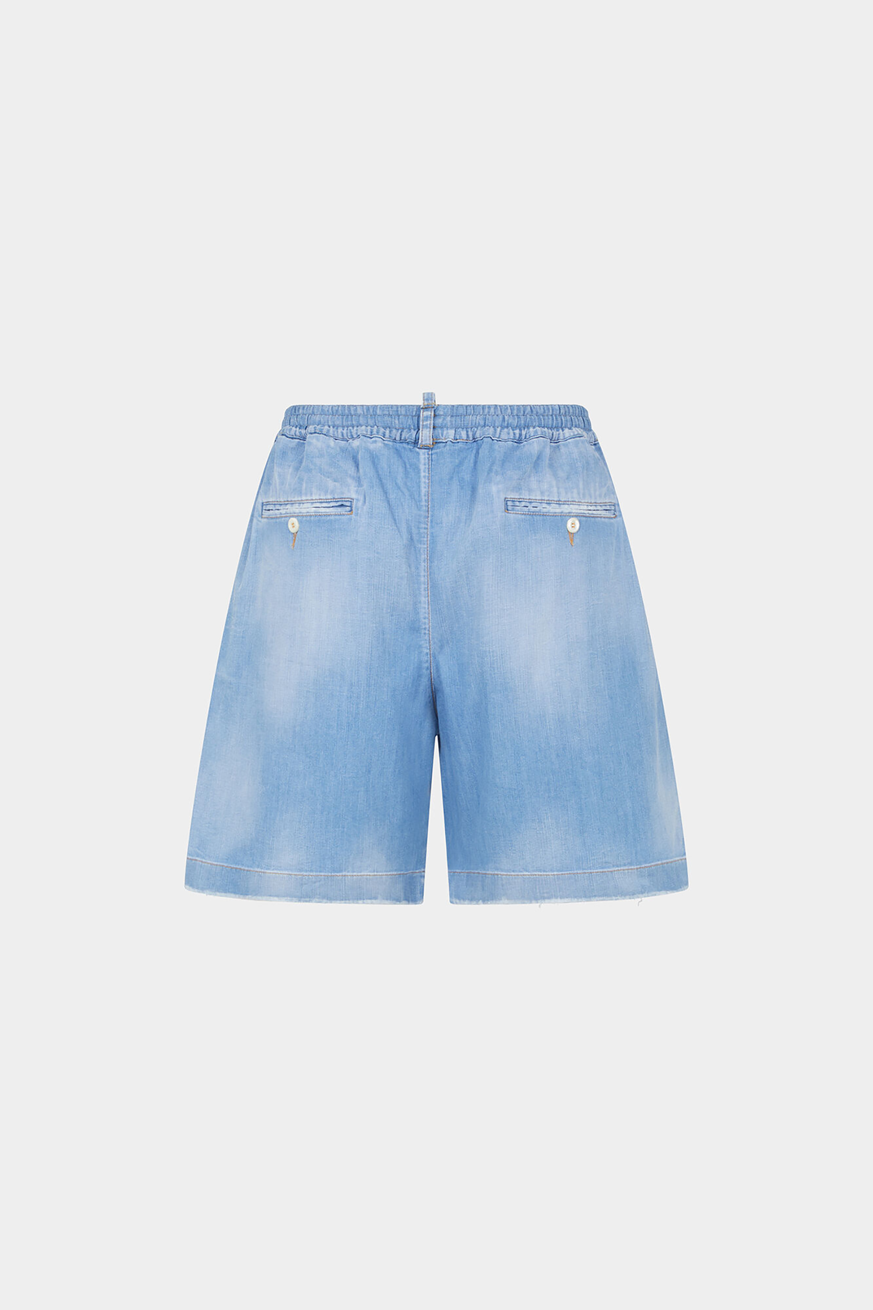 DSQUARED2 Light Wash Denim Stretch Boxer Shorts