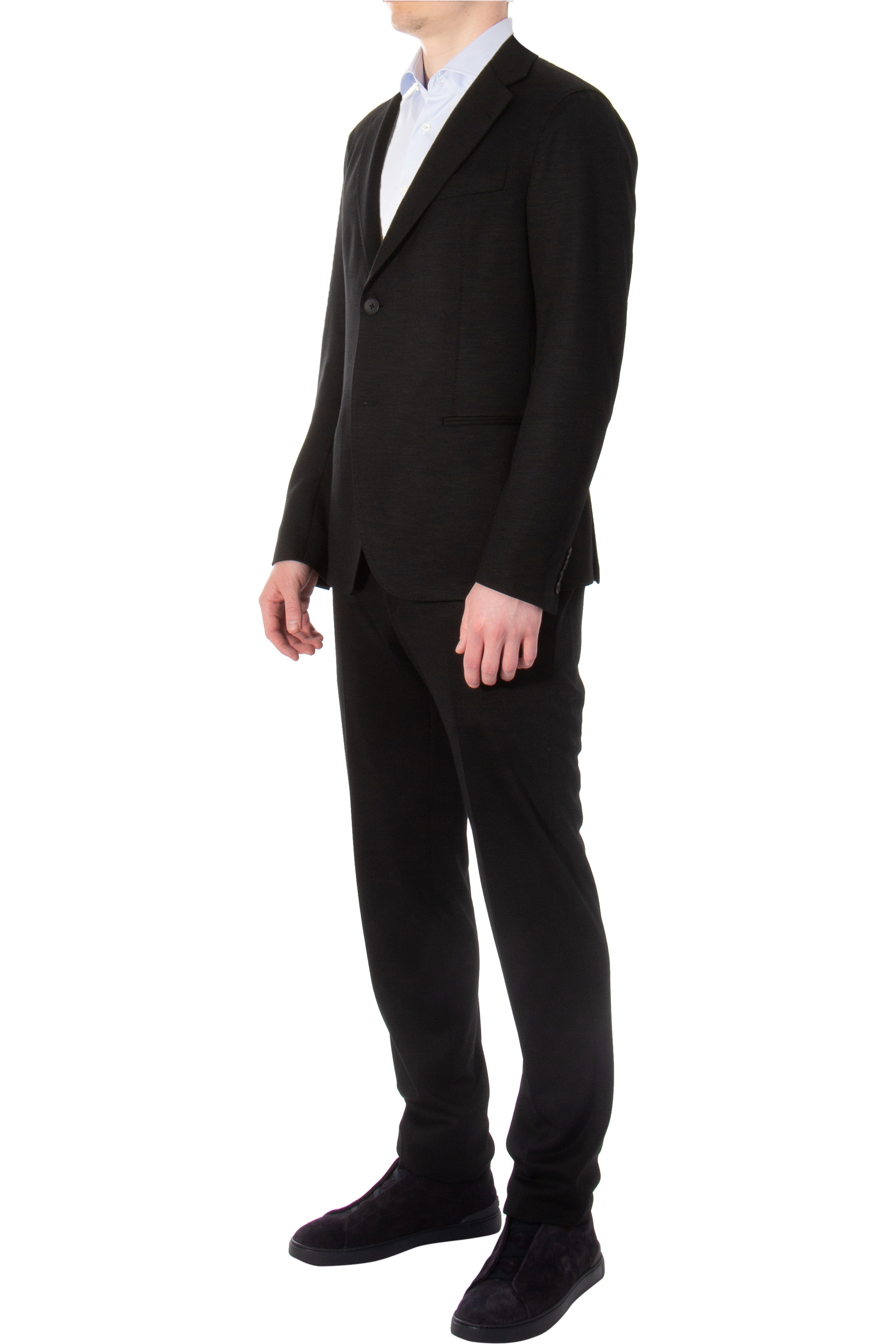 EMPORIO ARMANI Lyocell-Virgin Wool Blend Suit City Line