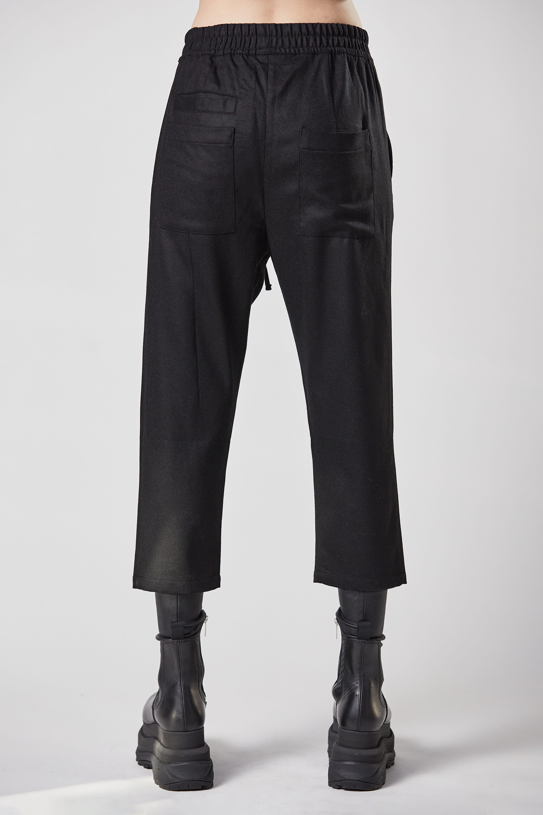 THOM KROM Low Crotch Wool Stretch Pants