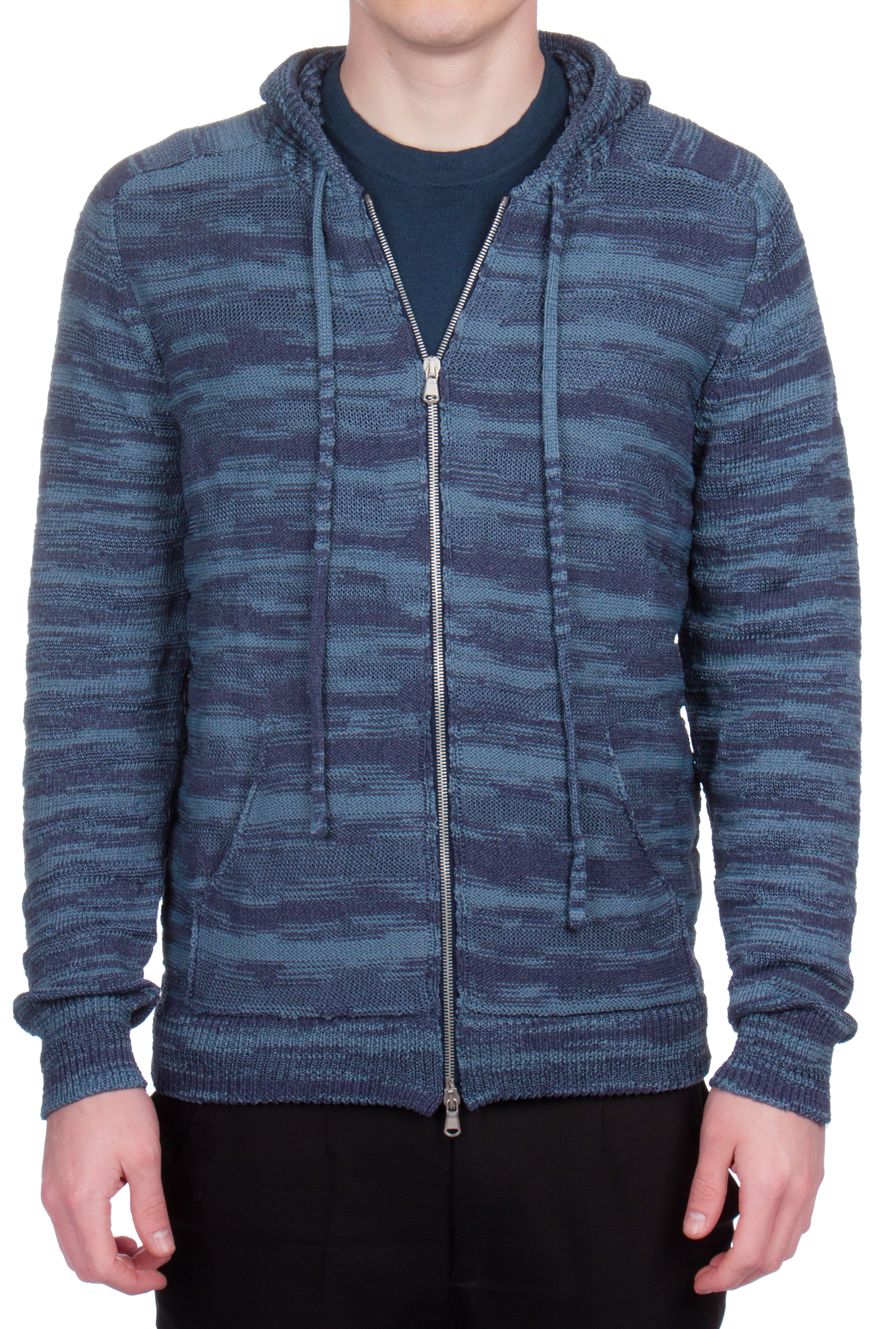 ROBERTO COLLINA Knit Zip-Hoodie