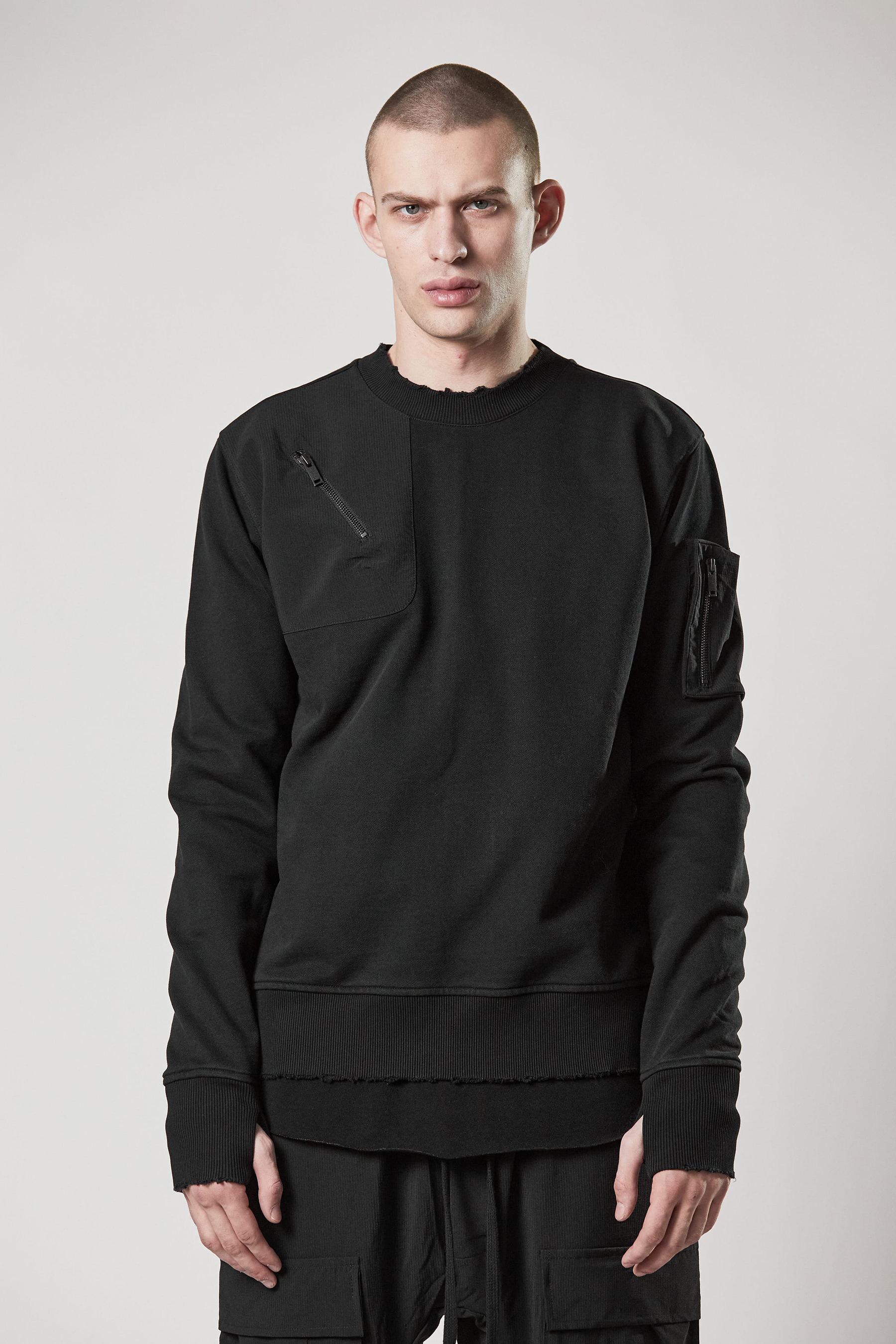 THOM KROM Cotton Crew Neck Sweatshirt