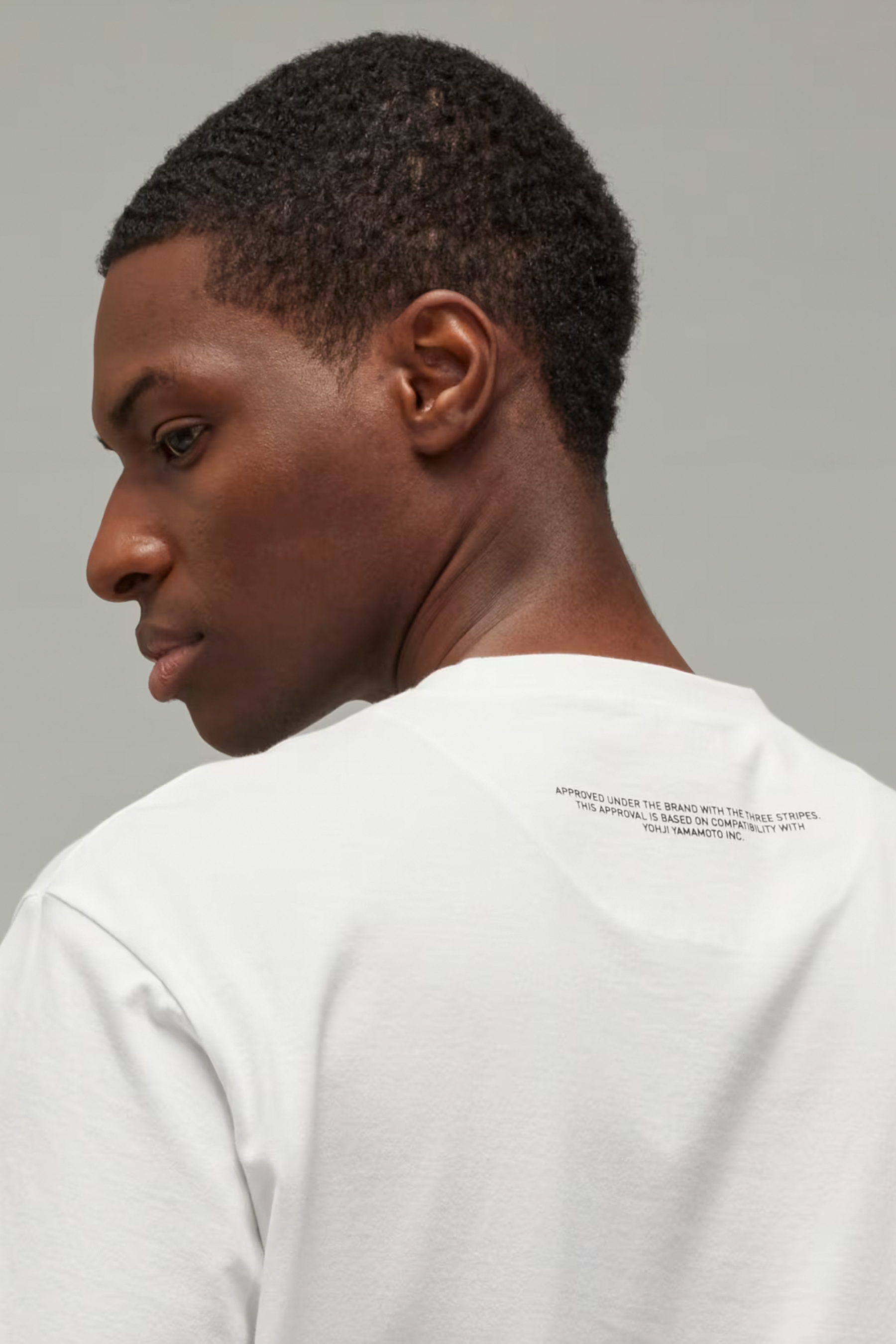 Y-3 Logo Print Cotton T-Shirt