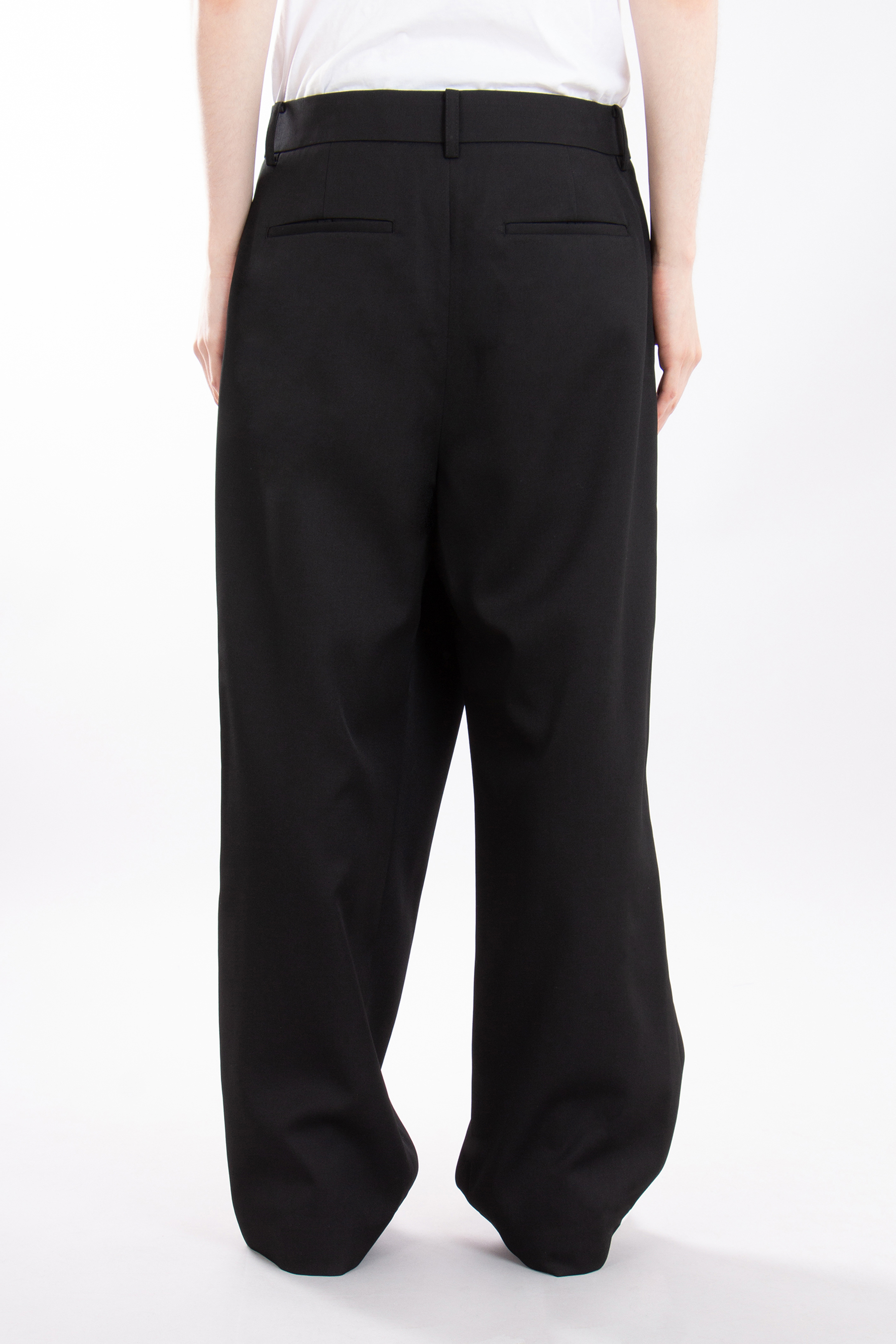 JUUN.J Wool One-Tuck Wrap Pants