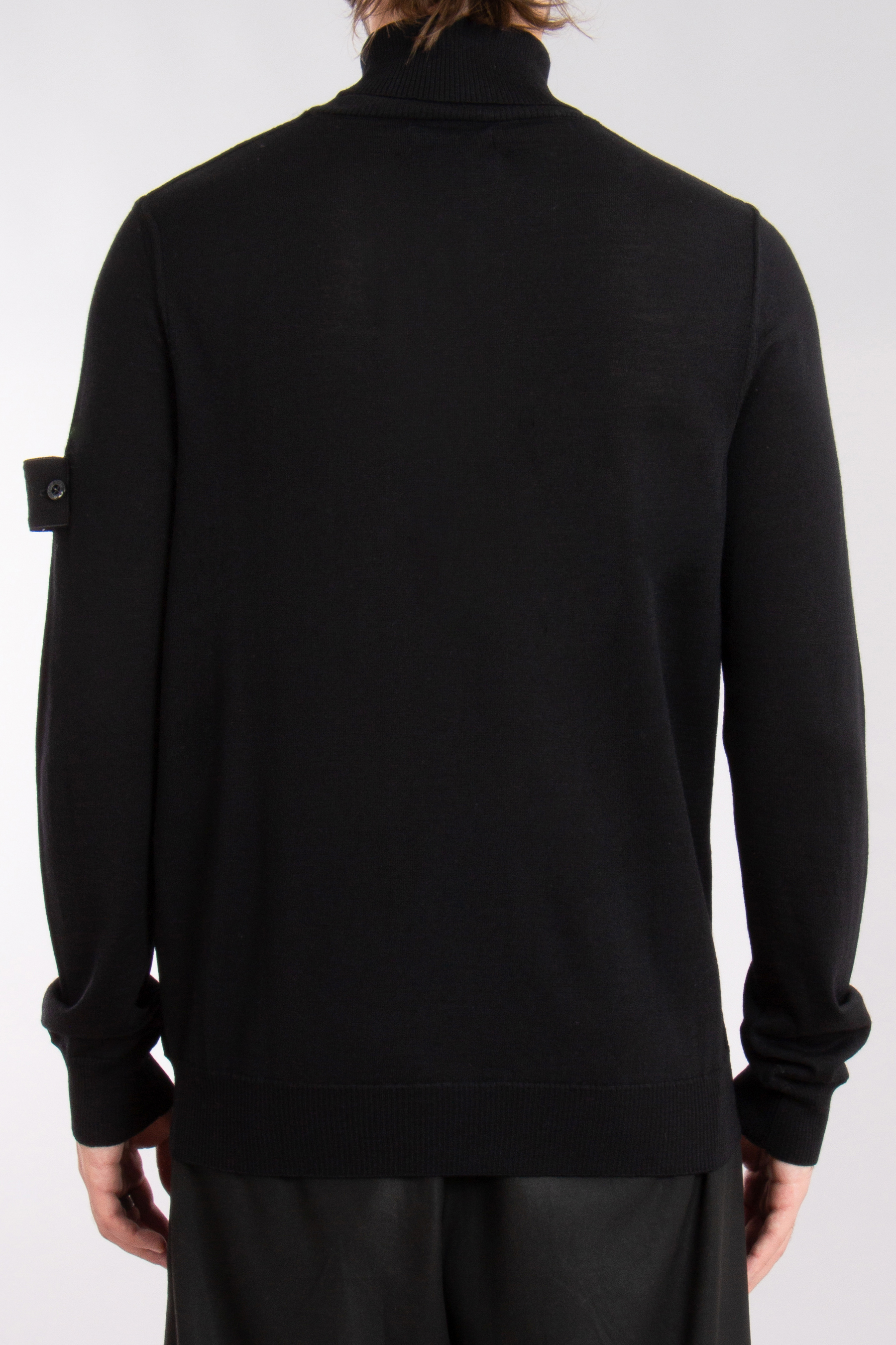 STONE ISLAND Ghost Piece Virgin Wool Turtleneck Sweater