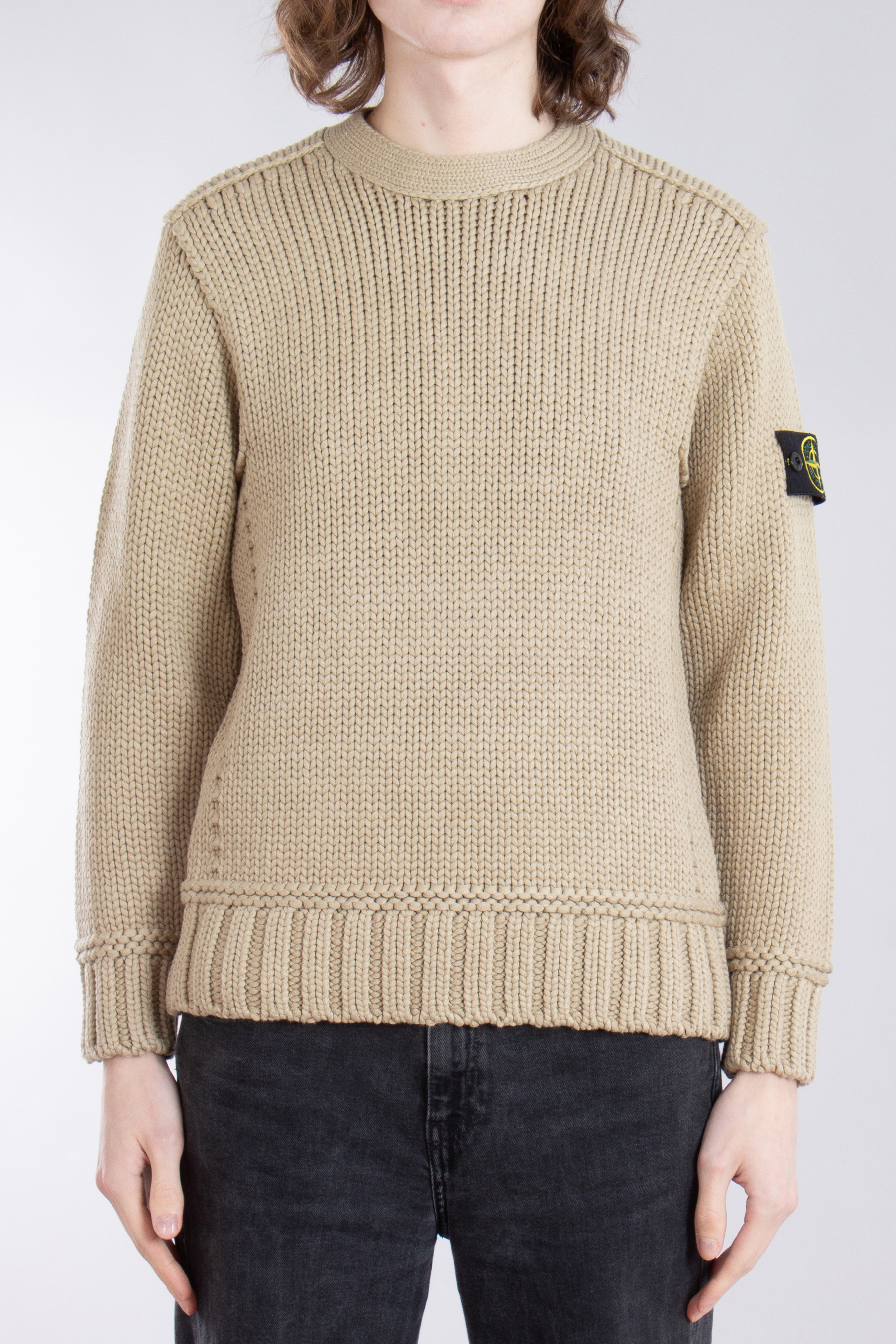 STONE ISLAND Chain Stitch Viscose-Nylon Sweater