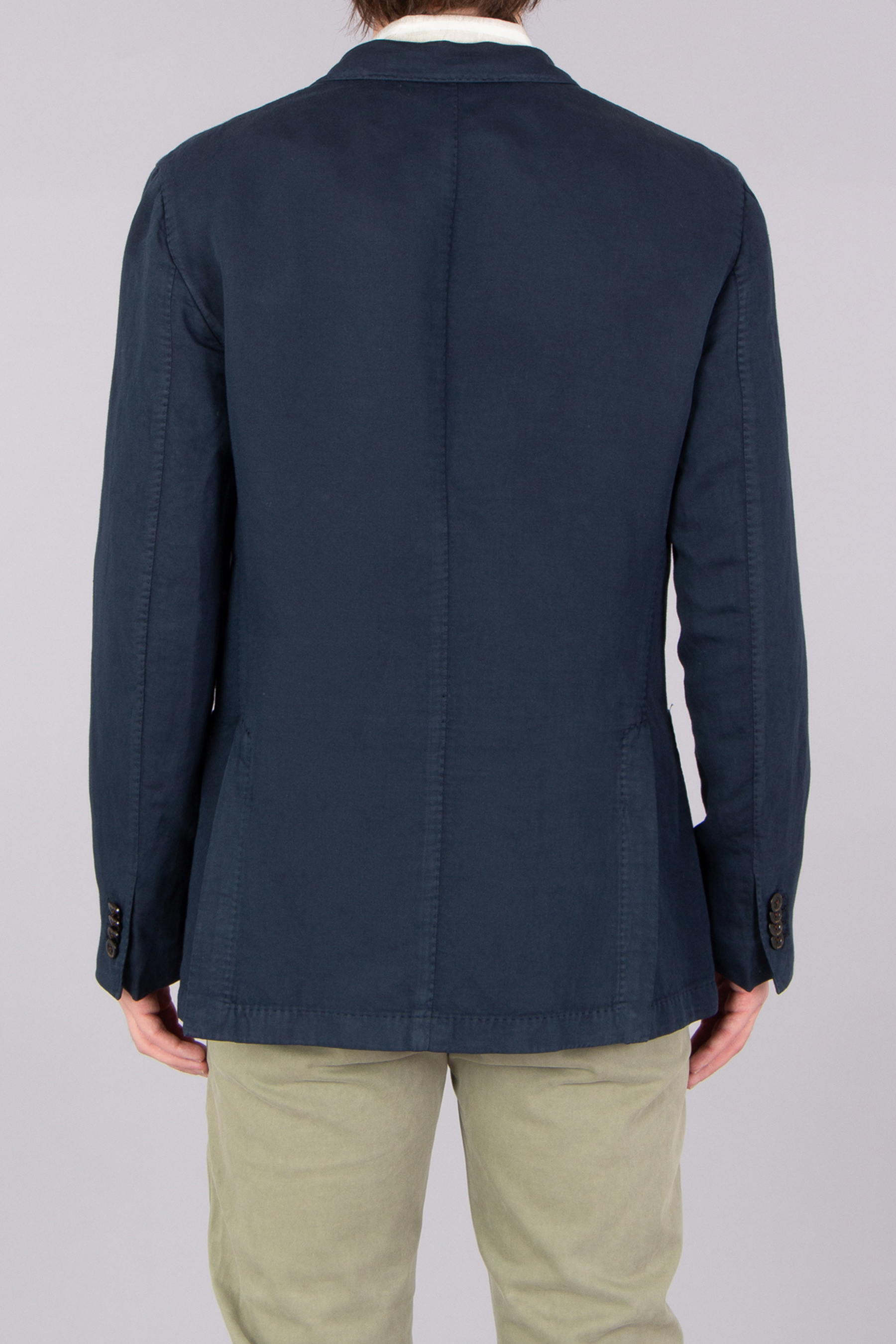 BOGLIOLI Regular Fit Cotton-Linen Blend K-Jacket