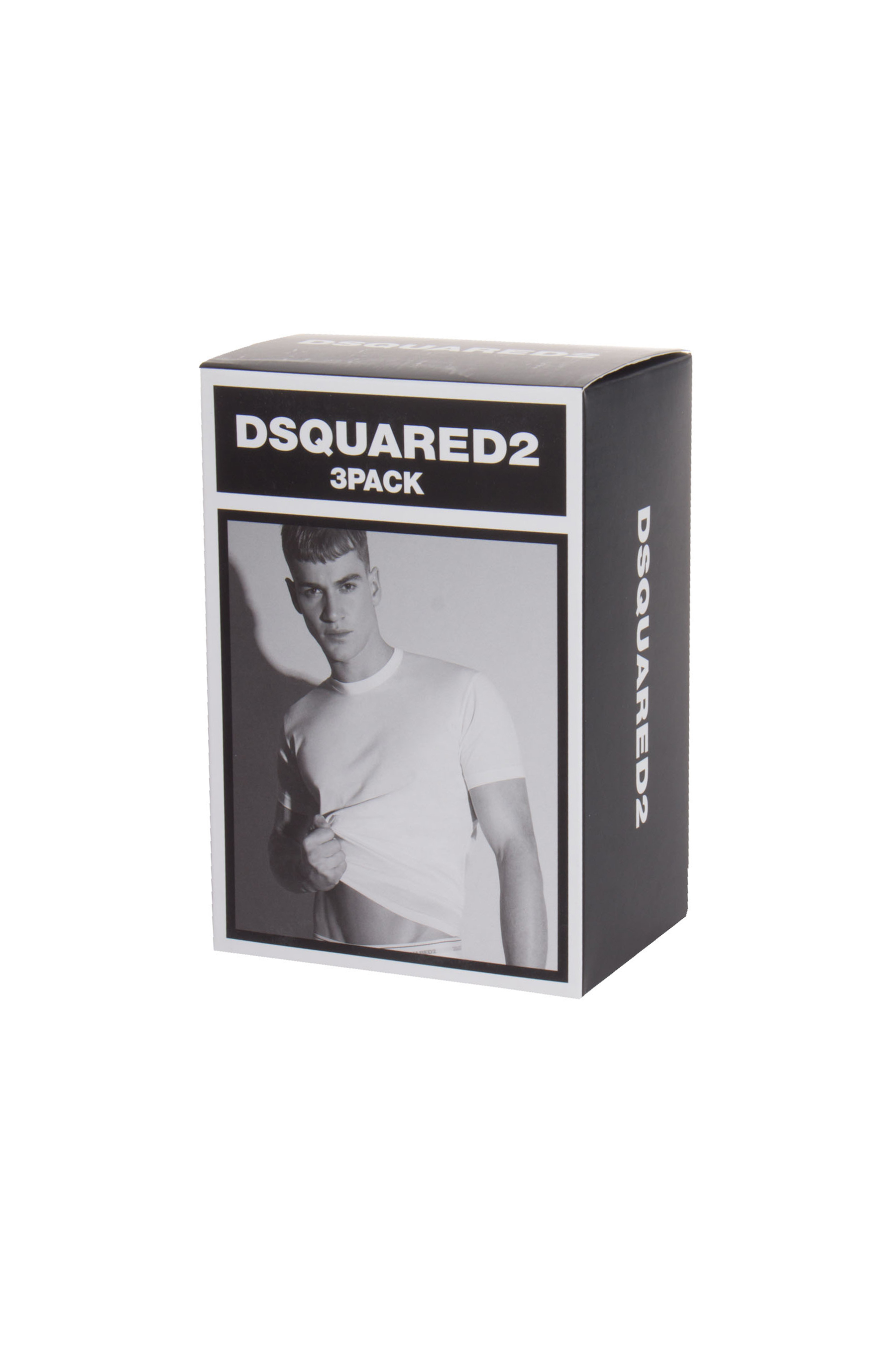 DSQUARED2 3-Pack Round Neck Cotton T-Shirts