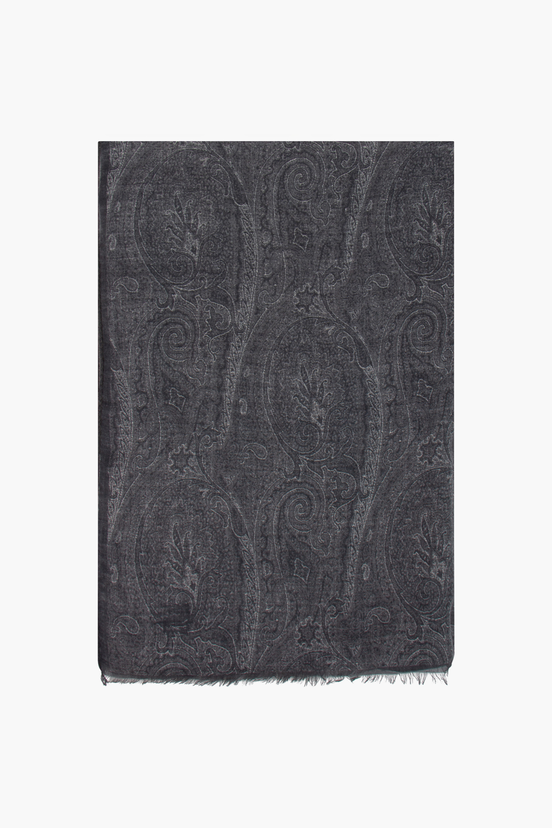 ETRO Paisley Print Modal-Cashmere Blend Scarf