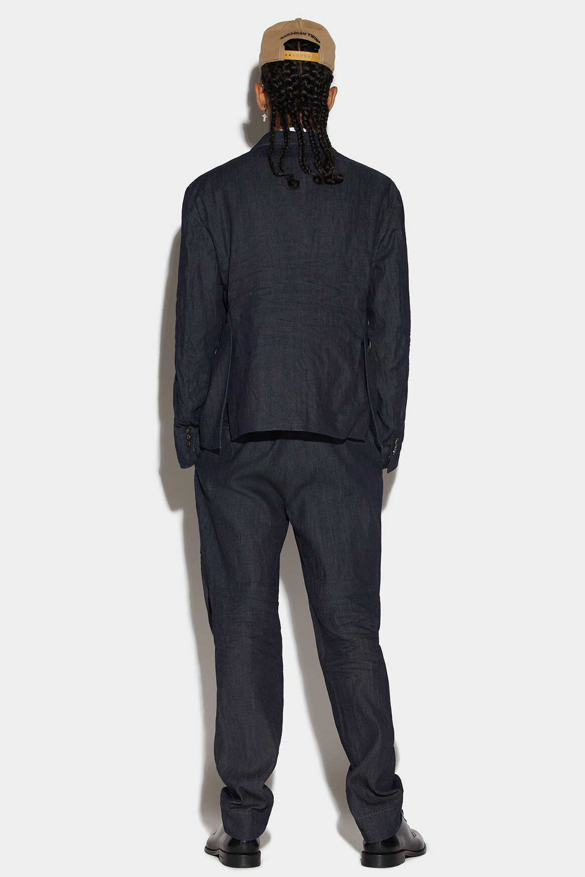 DSQUARED2 Regular Fit Cotton-Hemp Denim Osaka Suit