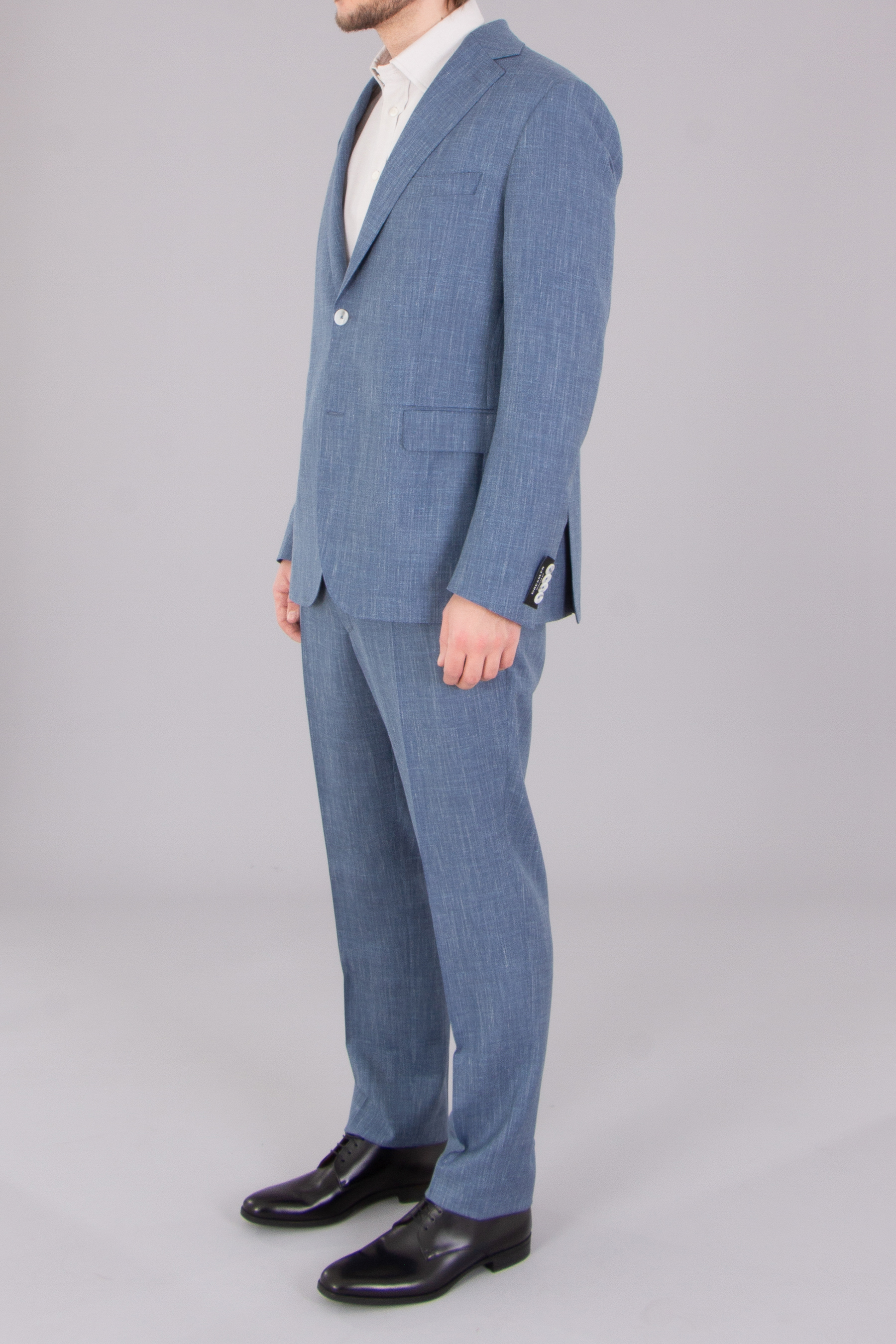 DRESSLER Regular Fit Summertime Wool-Silk-Linen Blend Suit Sean