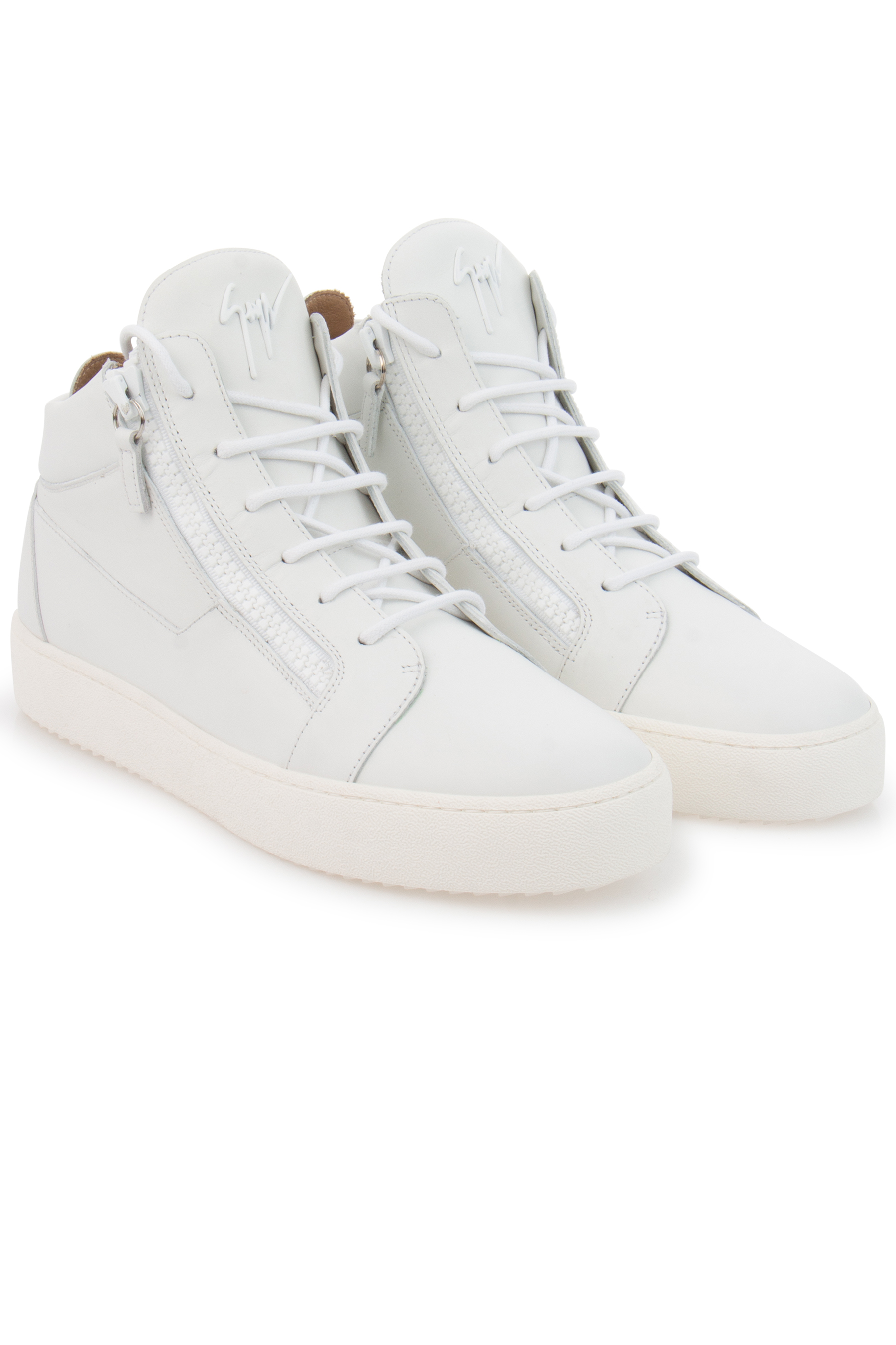 GIUSEPPE ZANOTTI High-Top Leather Sneakers Kriss