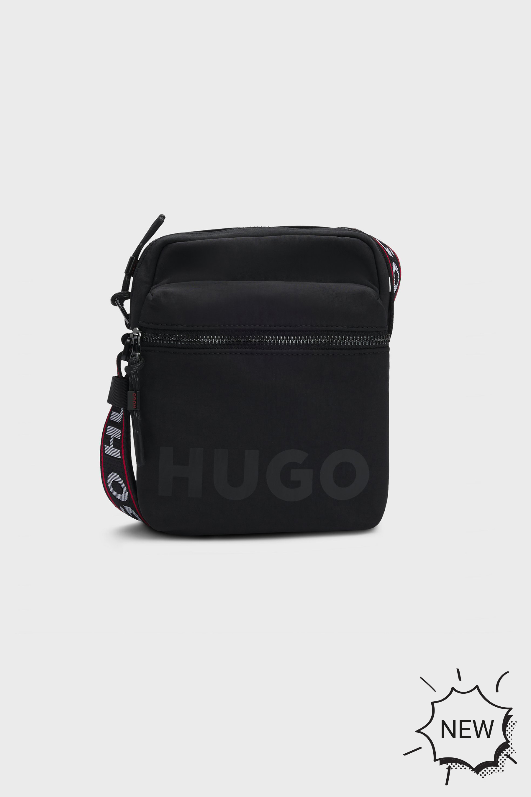 HUGO Recycled Nylon Messenger Bag Quentyn