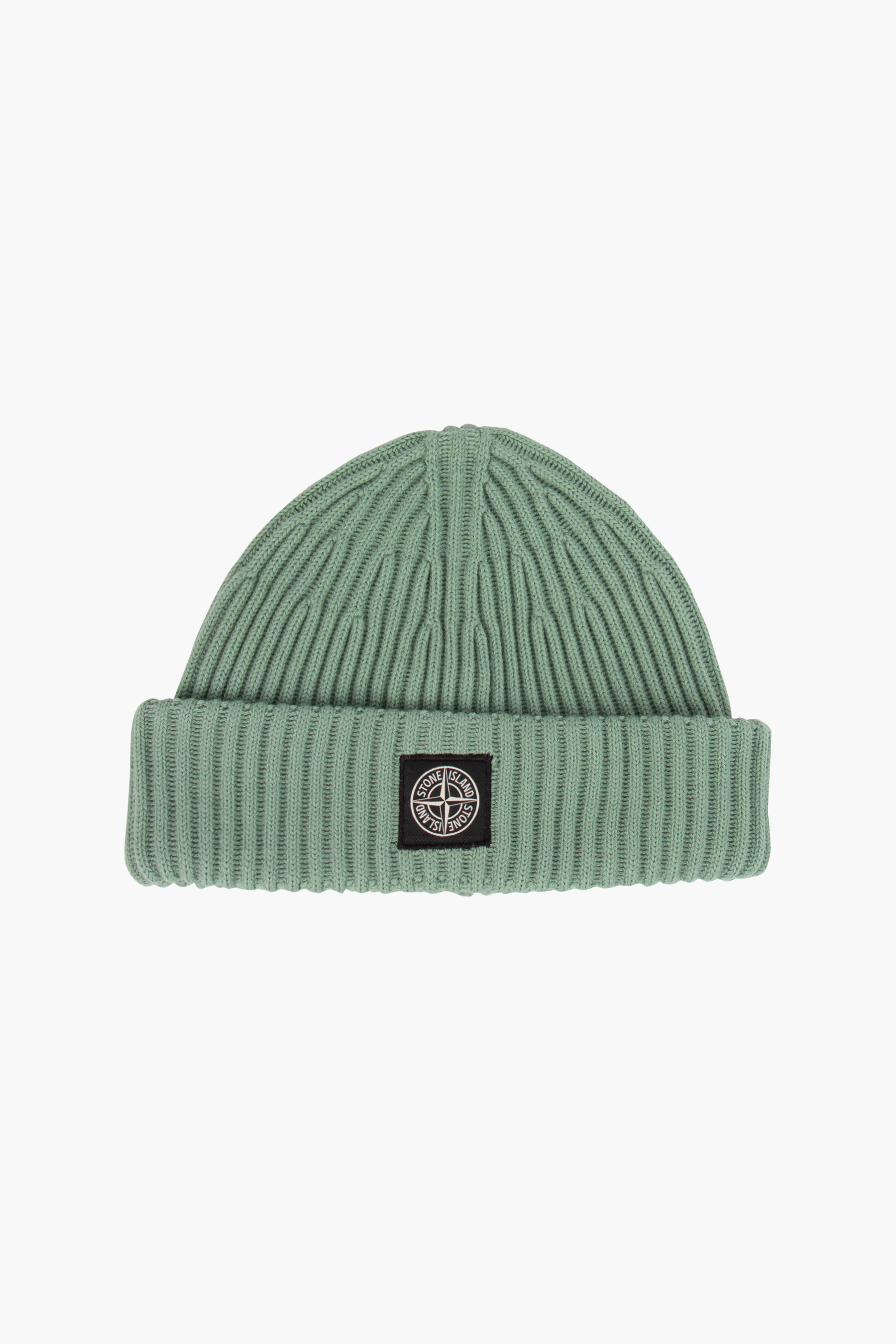 STONE ISLAND Full Rib Wool Beanie 