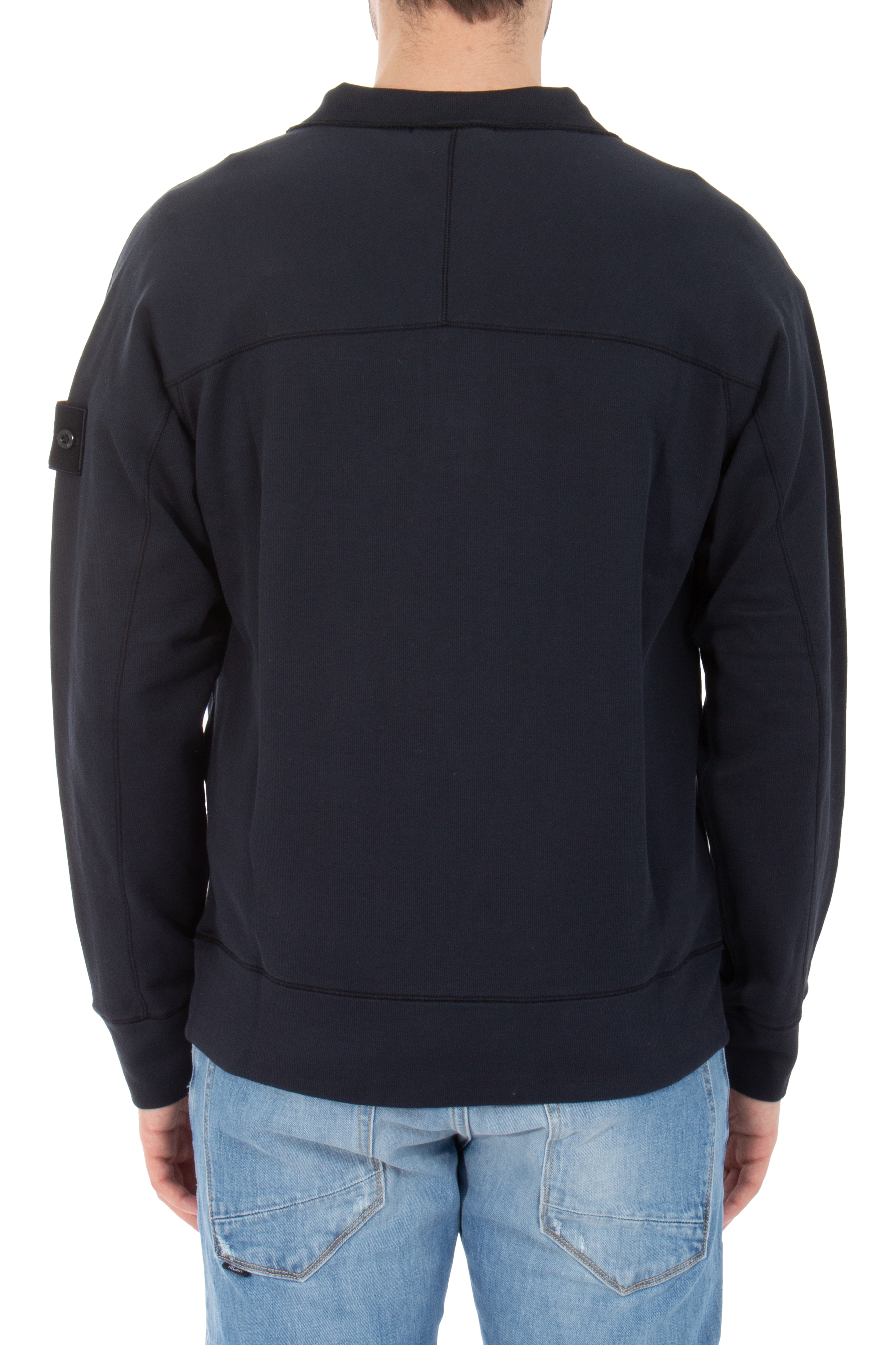 STONE ISLAND Ghost Piece Organic Cotton Sweatshirt