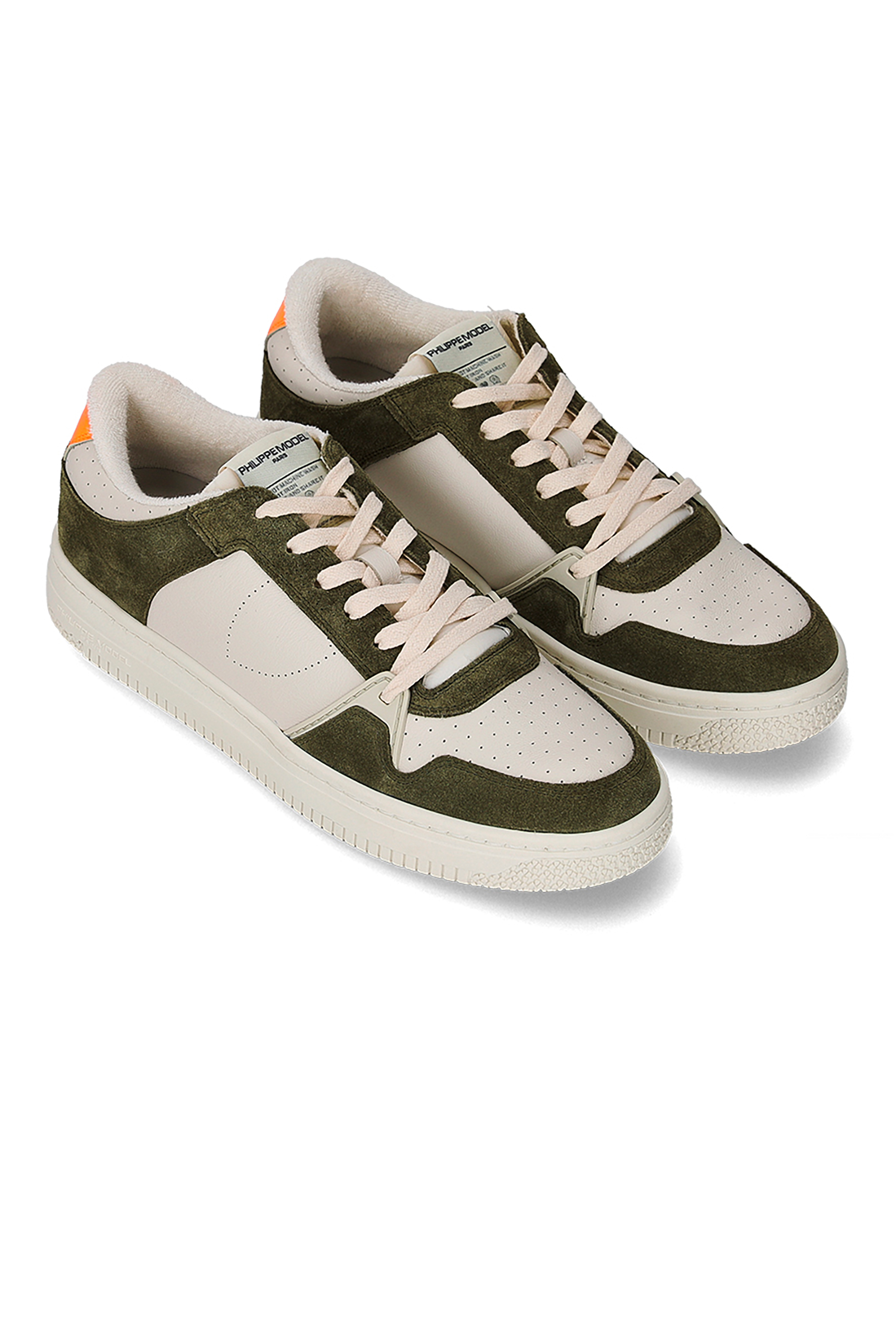 PHILIPPE MODEL Leather & Suede Sneakers La Grande Low