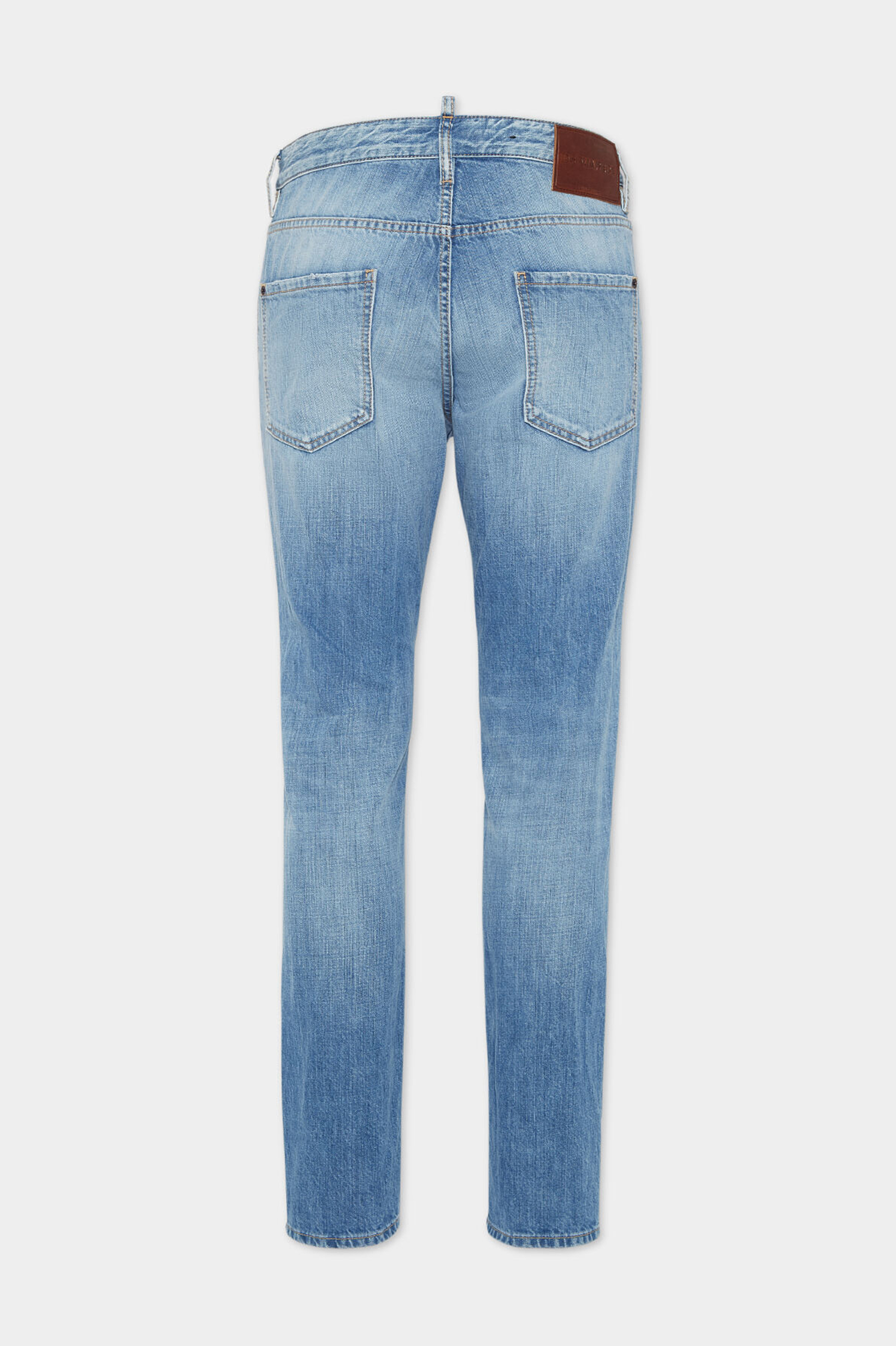 DSQUARED2 Light Clean Wash Cotton Denim Cool Guy Jeans