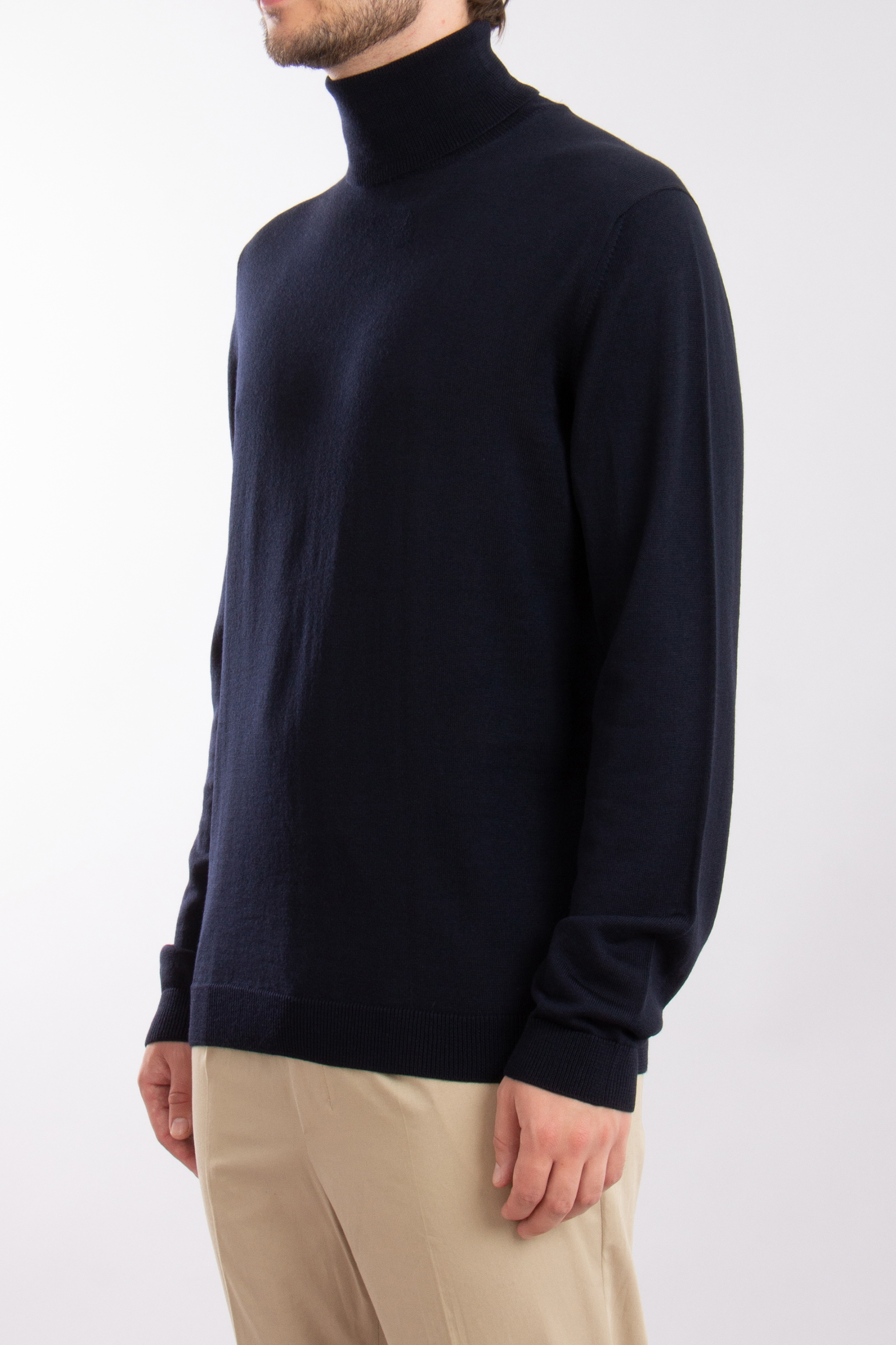 ROBERTO COLLINA Lightweight Extrafine Wool Turtleneck Sweater