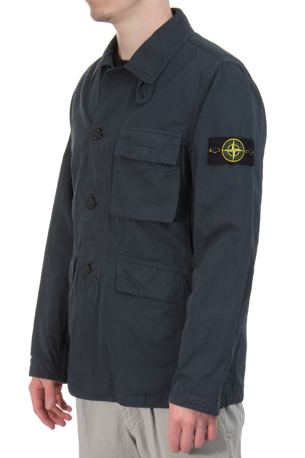 STONE ISLAND Cotton-Linen Jacket