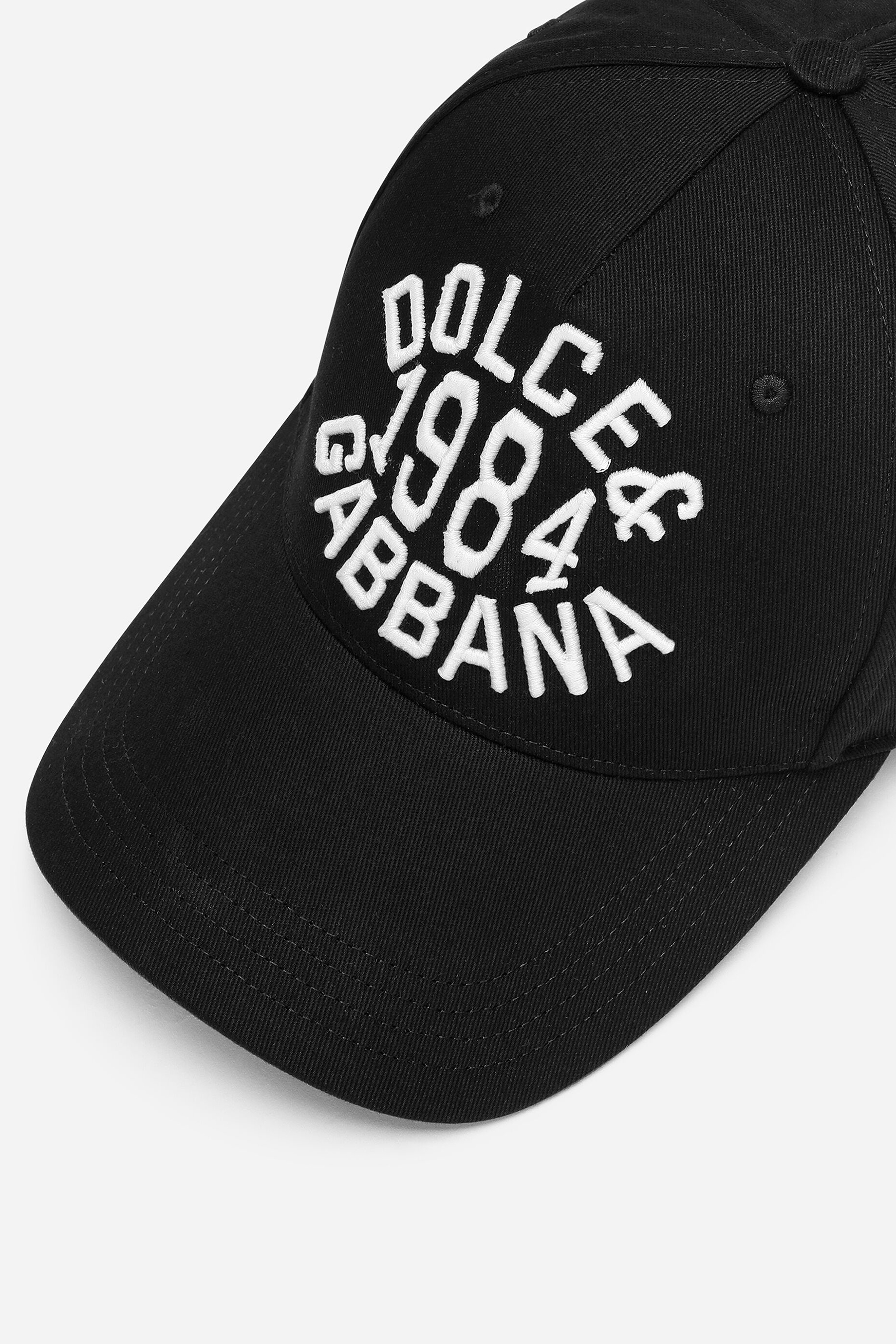 DOLCE & GABBANA Embroidered Cotton Drill Cap