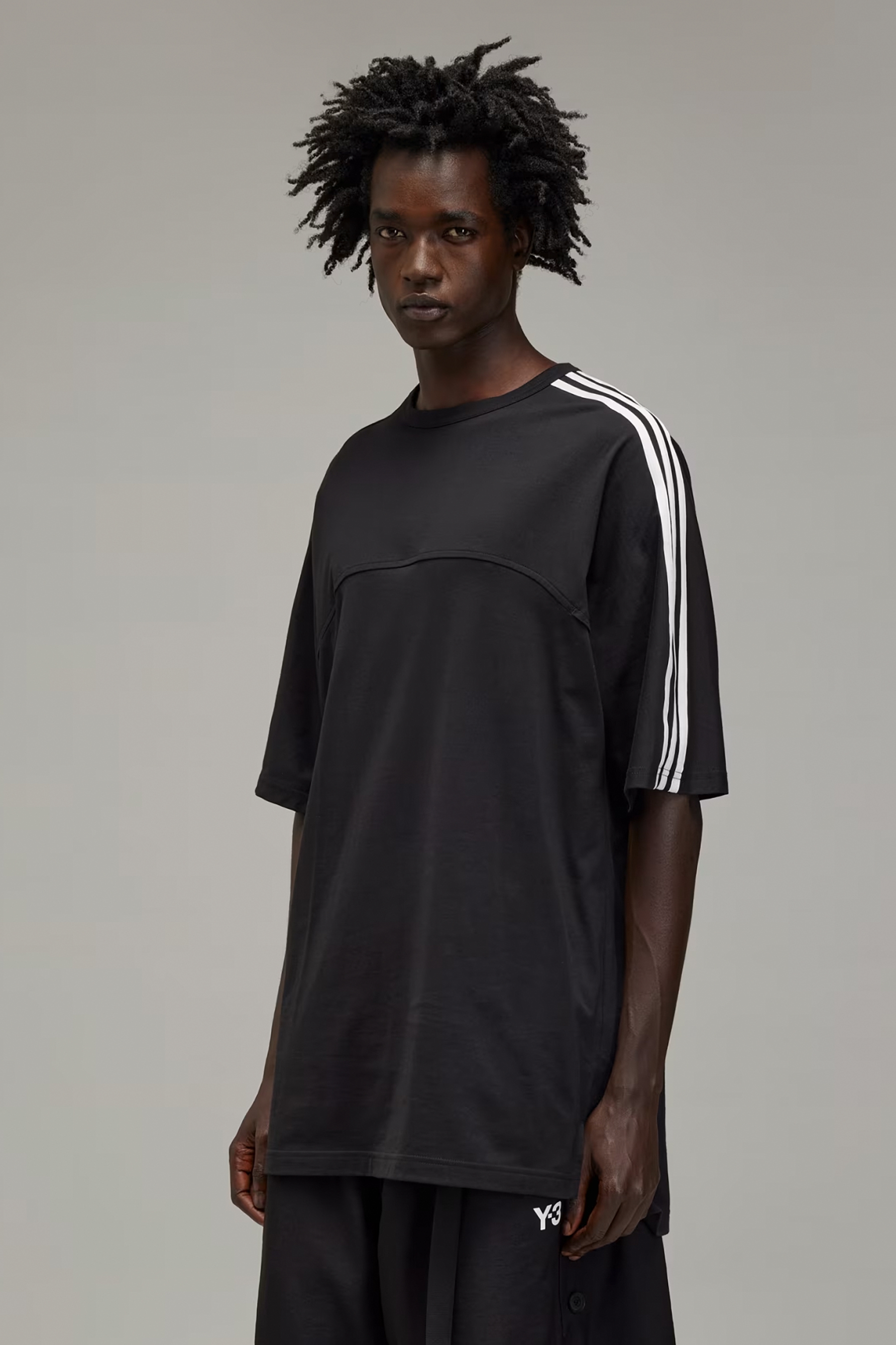 Y-3 3-Stripes Cotton Jersey T-Shirt