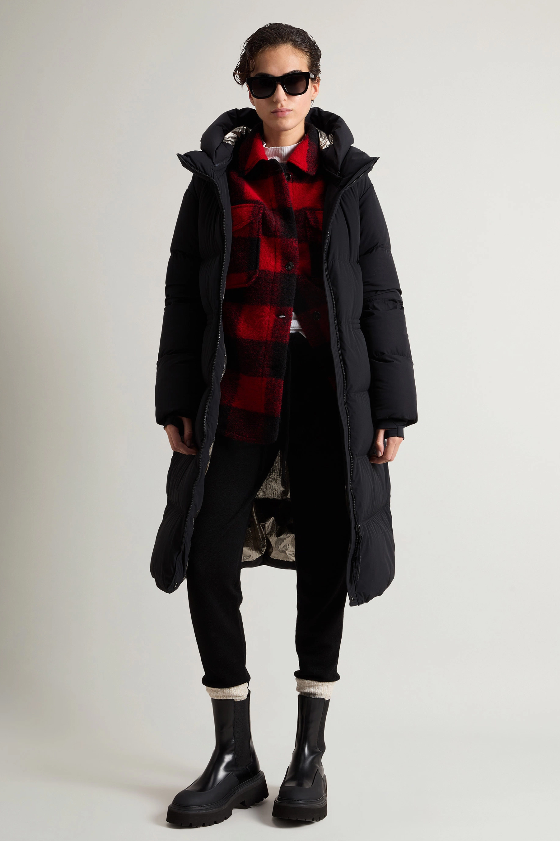 WOOLRICH Matt Stretch Long Puffer Parka