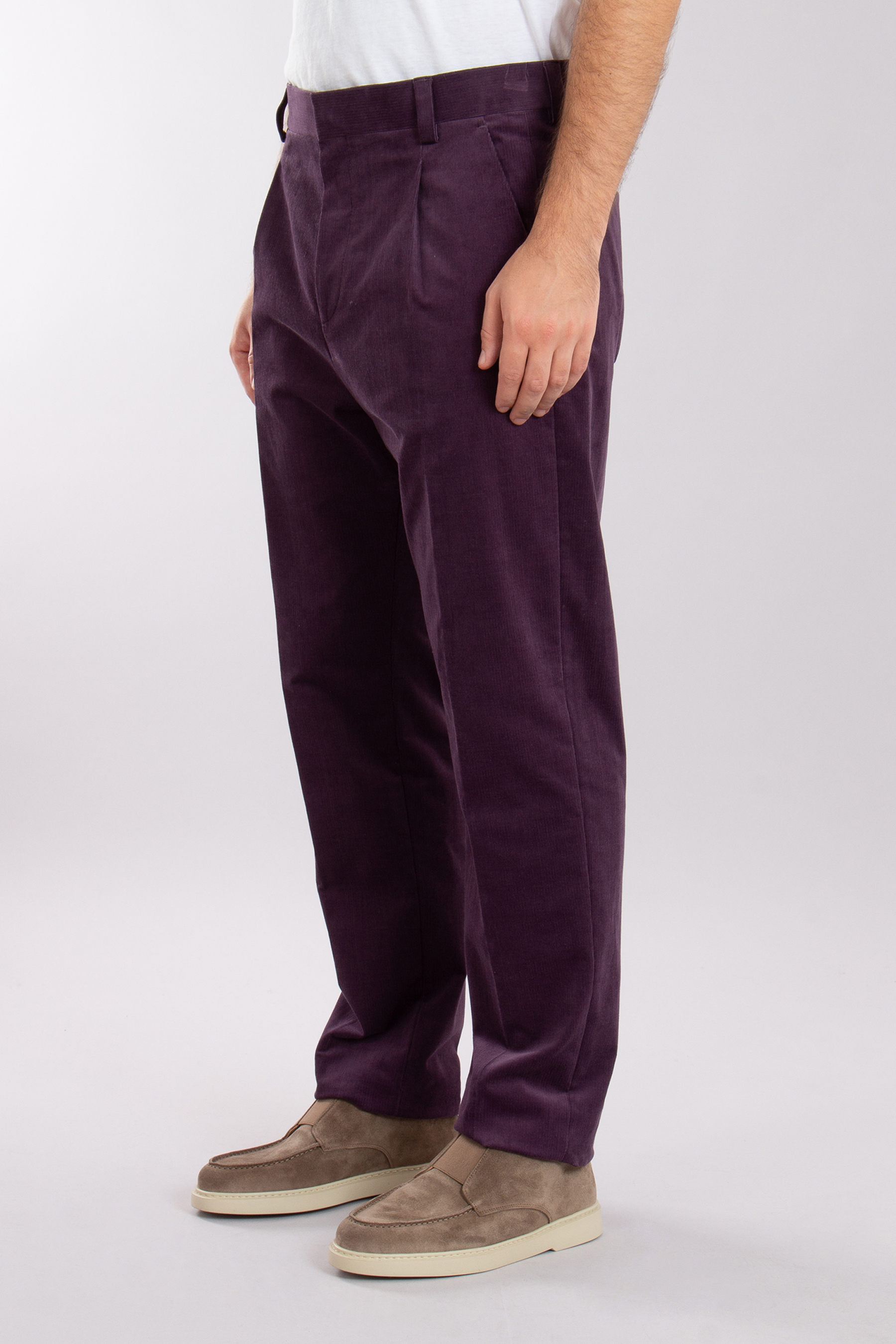 HUGO Modern Fit Cotton Stretch Corduroy Pants Teagan