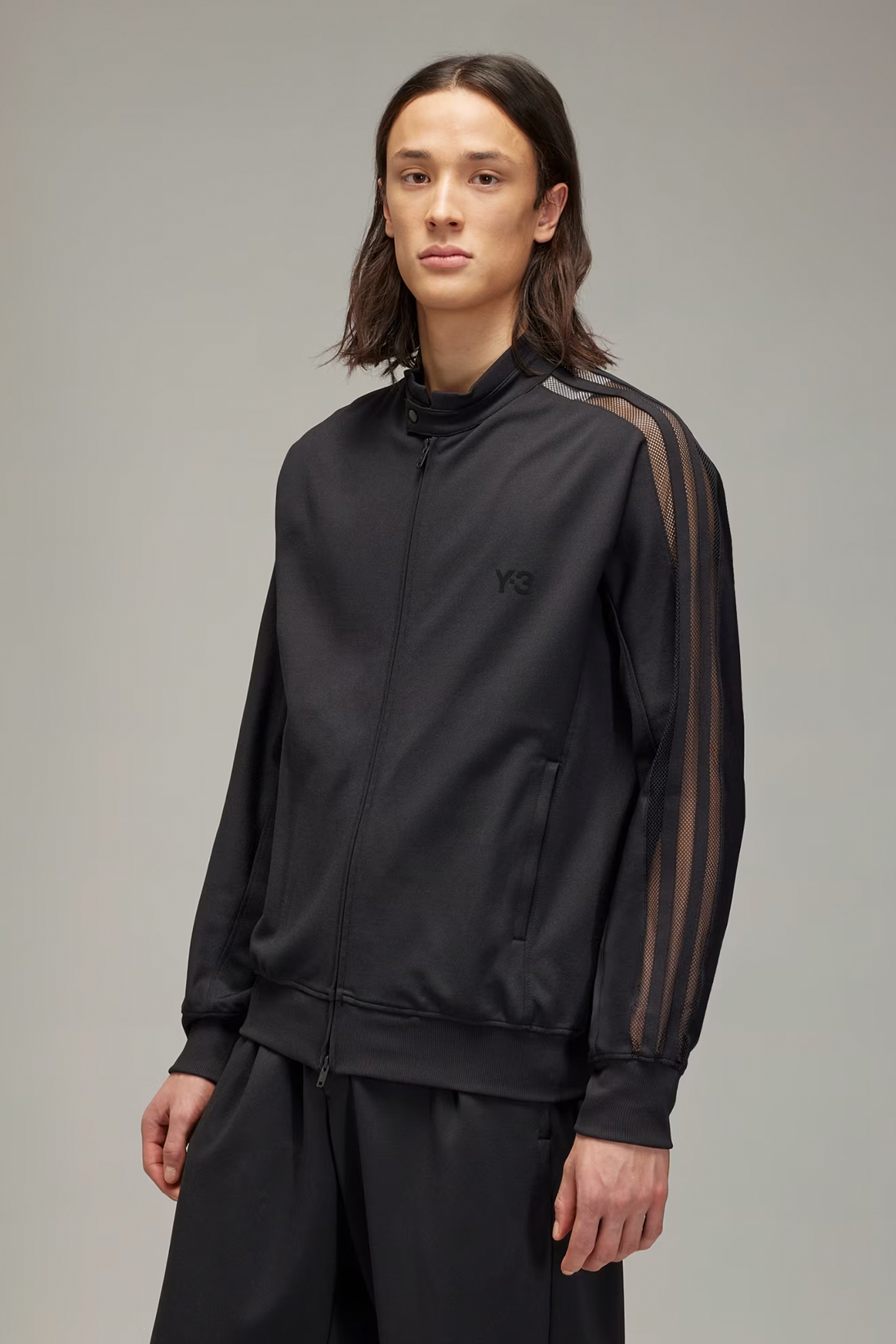 Y-3 Nylon 3-Stripes Originals Track Top