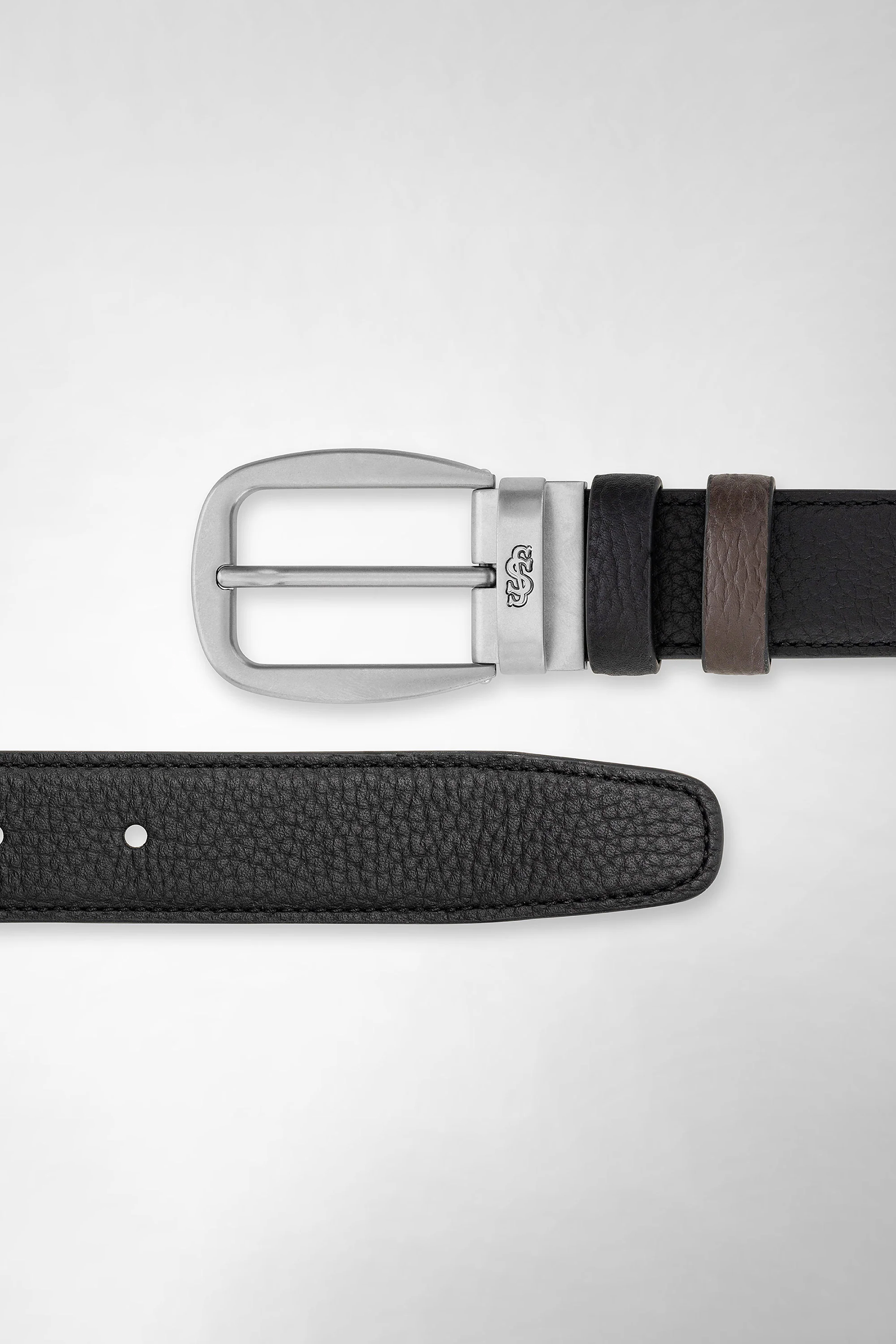 SERAPIAN Reversible Leather Belt